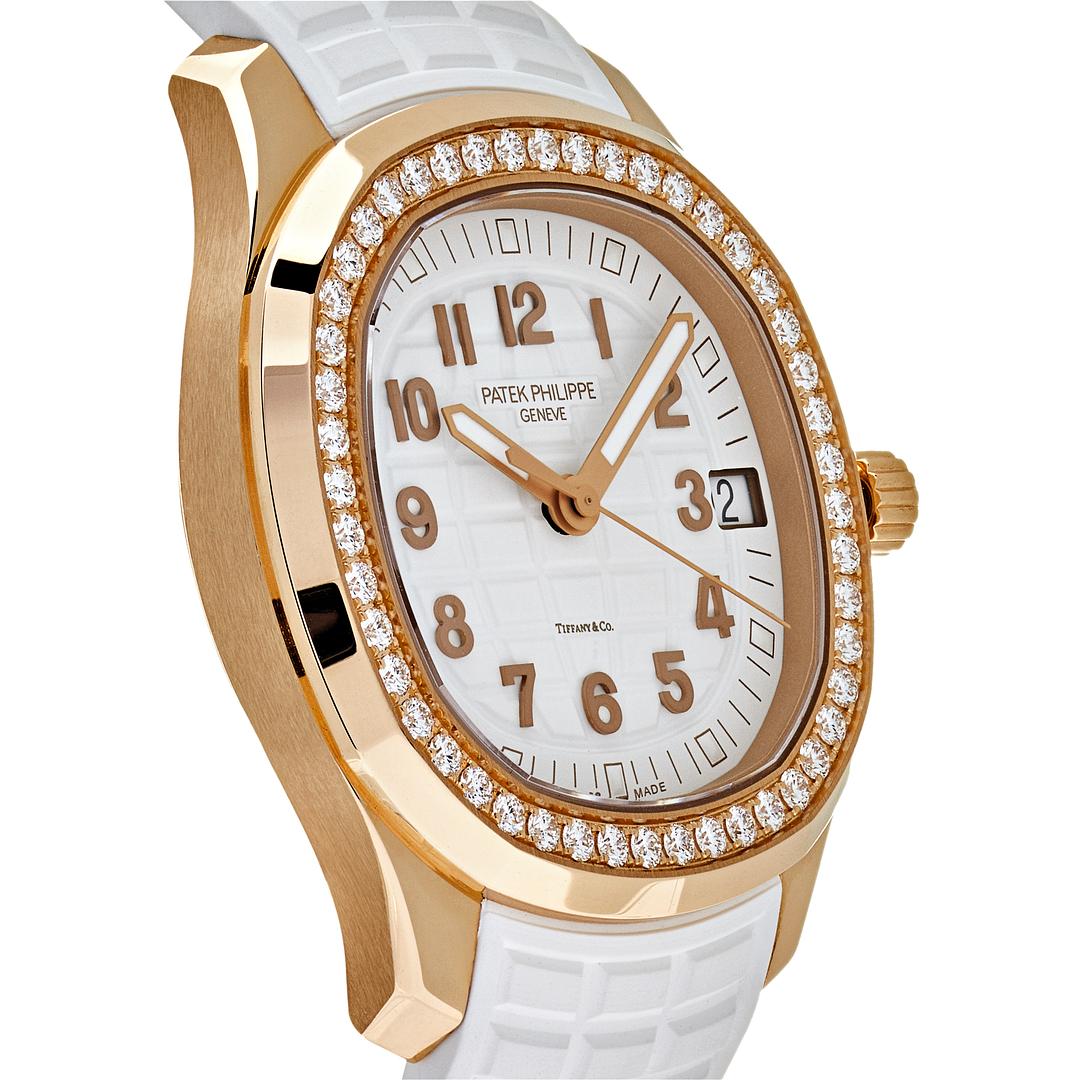 Patek Philippe Aquanaut Tiffany & Co. Rose Gold White Dial 5268/200R-001【1:1 Replica】