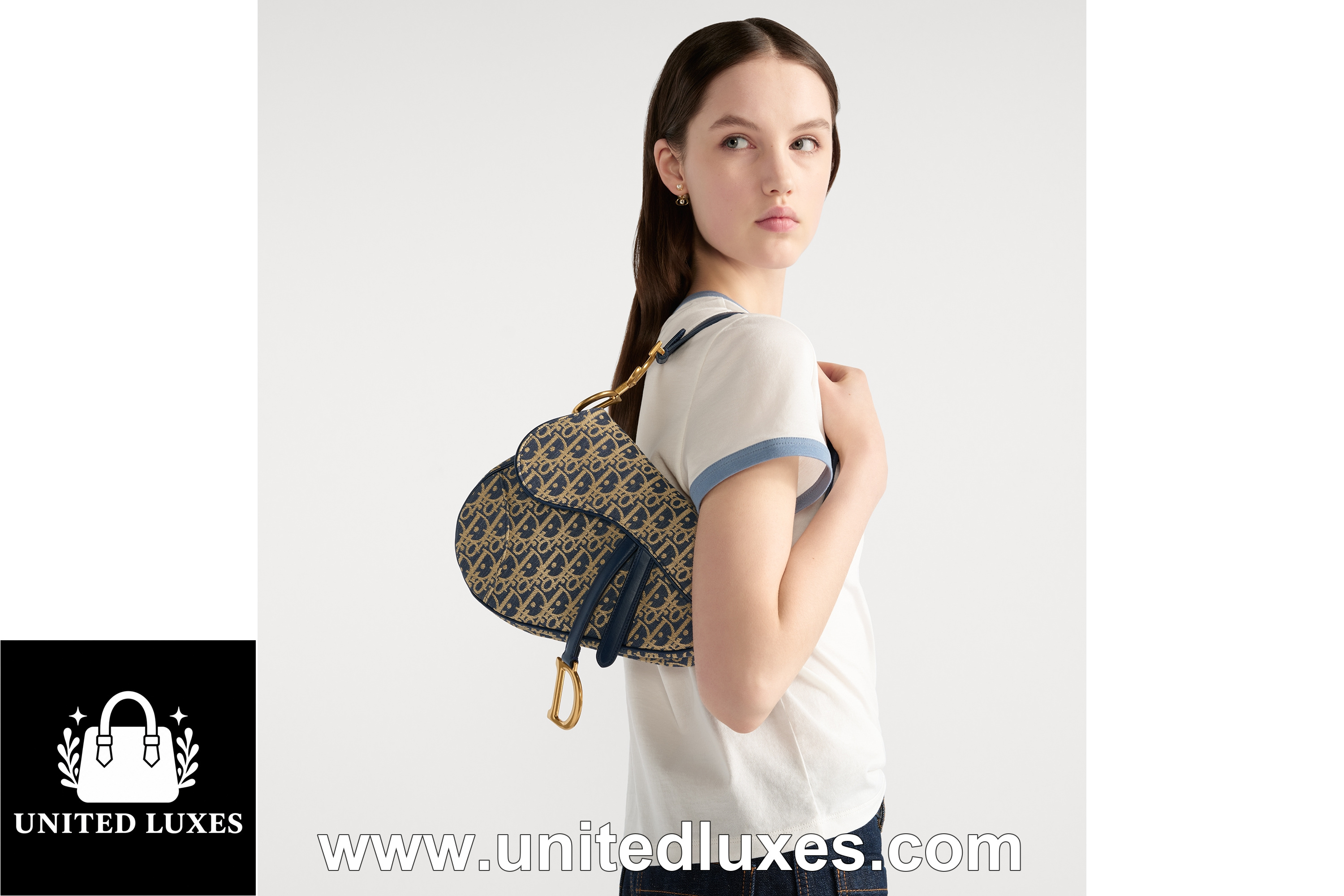 Replica Saddle Bag with Strap
