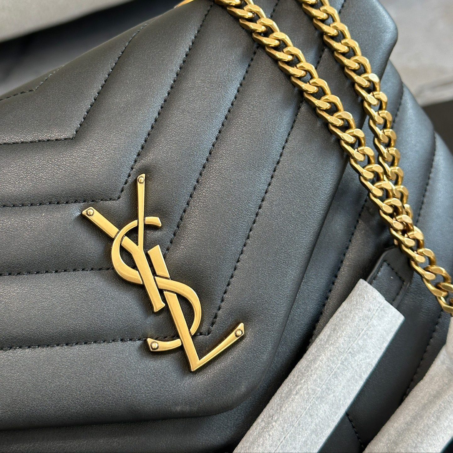 LOULOU MATELASSE LAMBSKIN