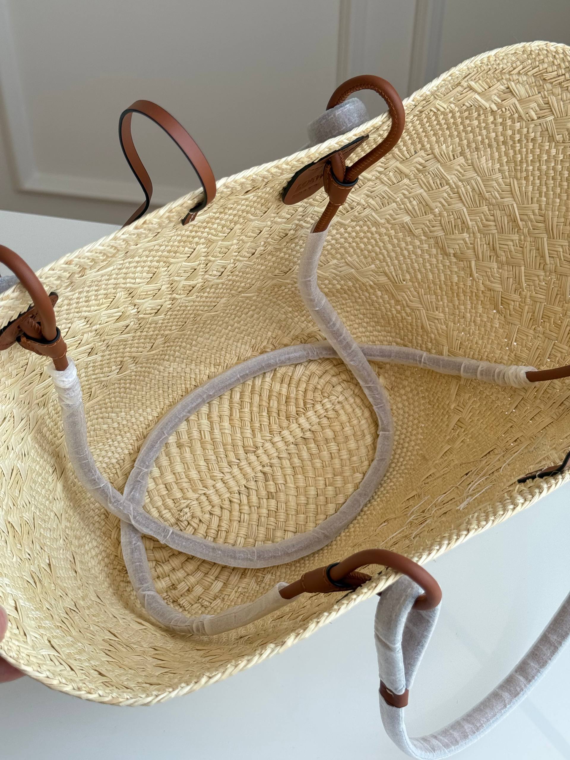 LOEWE Paula's Ibiza Anagram Raffia Basket Bag