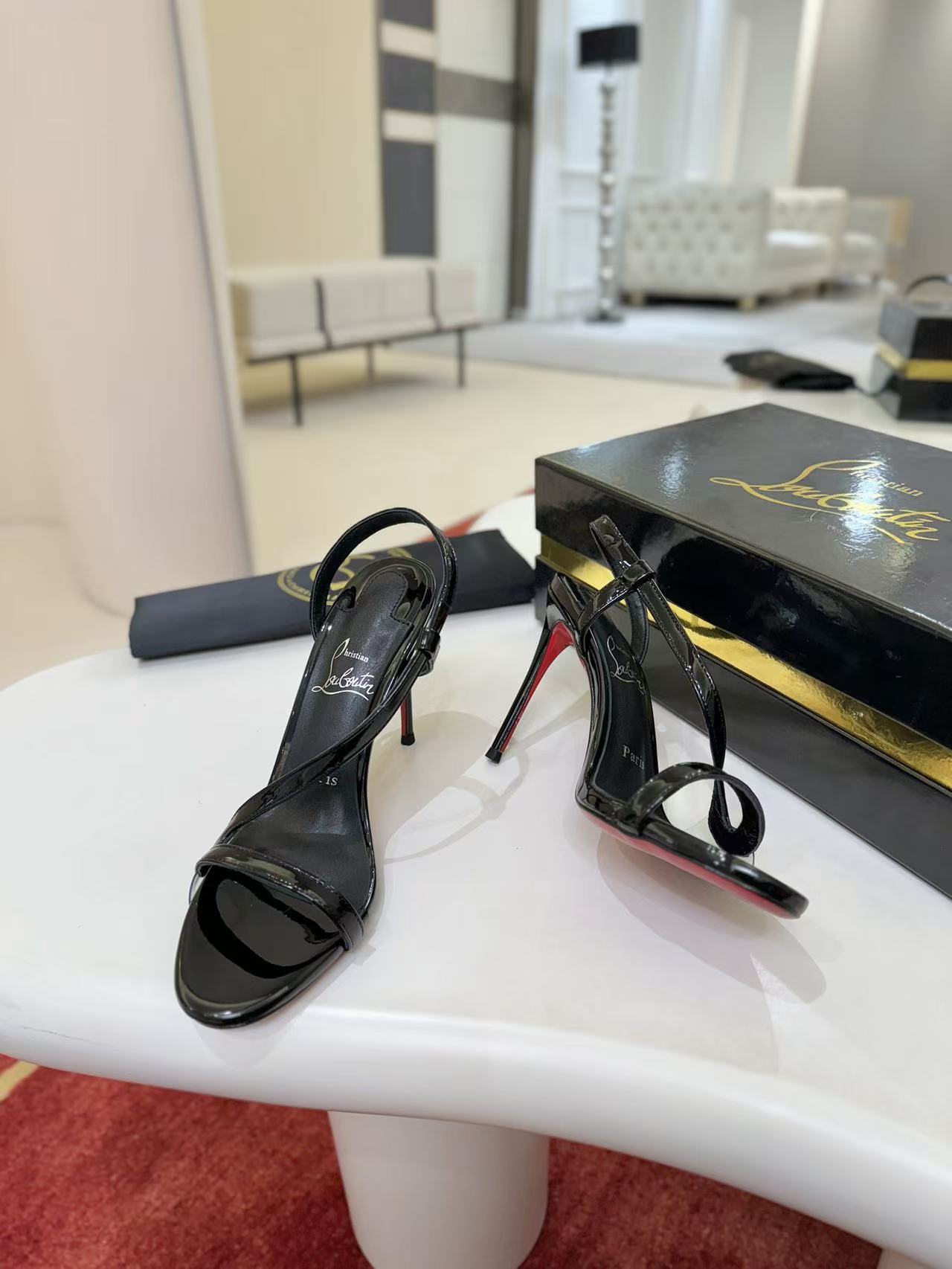 Christian louboutin Siver Heels