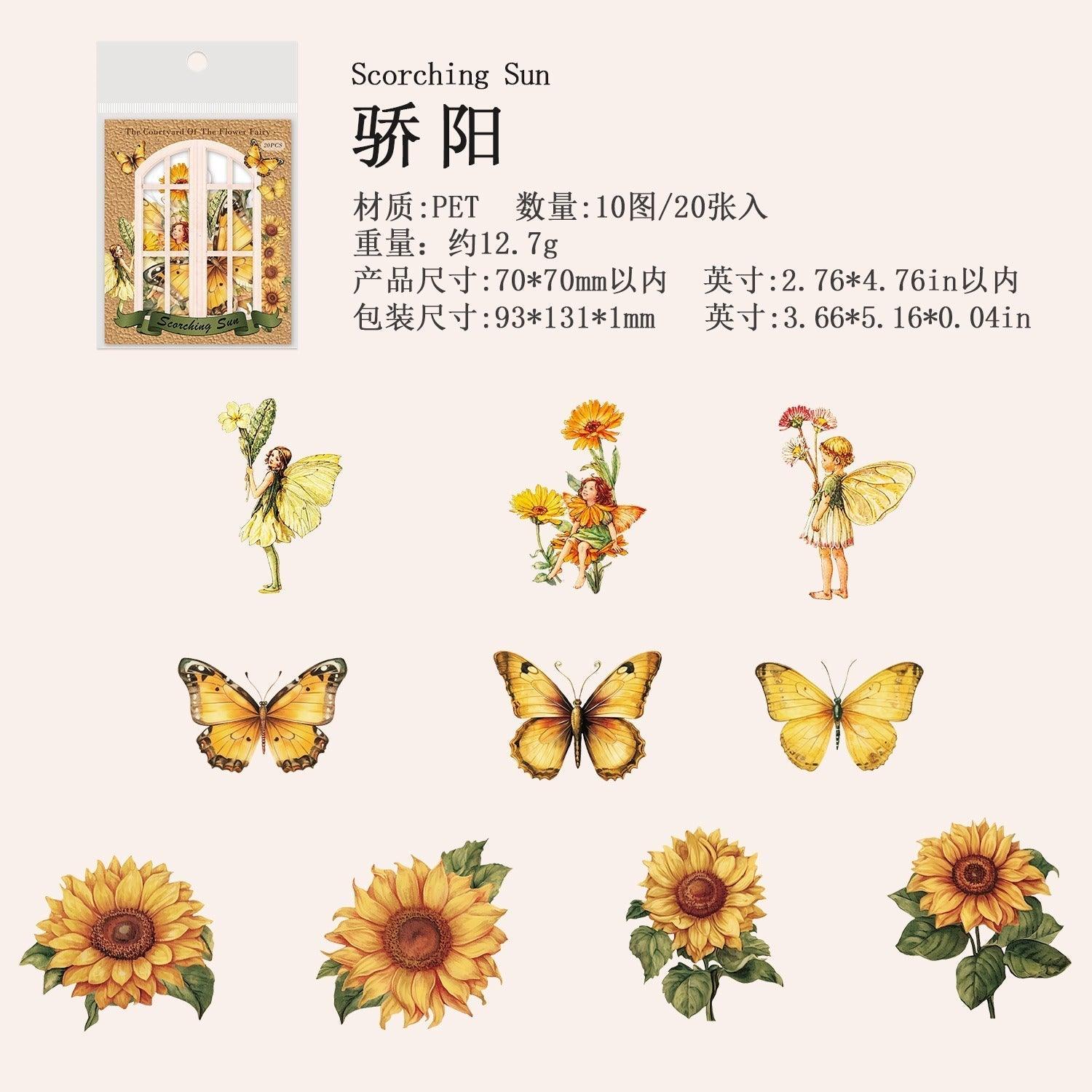 1118 Stickers Flower Fairy Garden Series