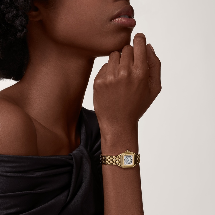 PANTHÈRE DE CARTIER WATCH Small model, quartz movement, yellow gold【1:1 Replica】