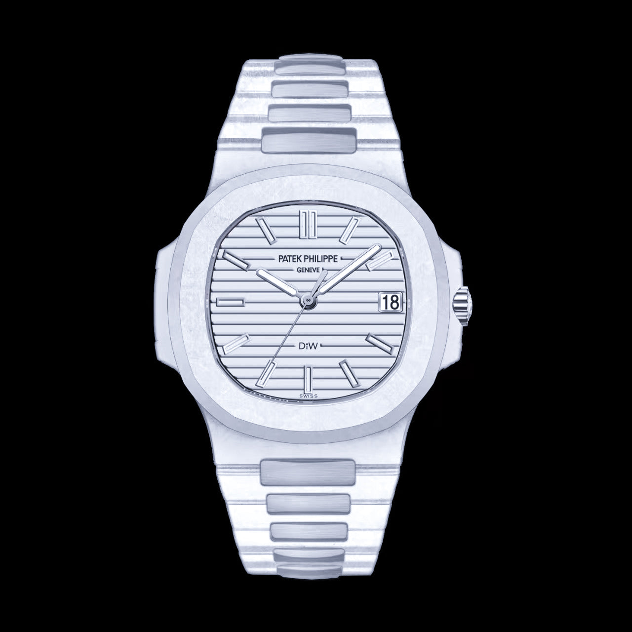 Patek Philippe DiW Nautilus 5711 In White Quartz Fiber【1:1 Replica】