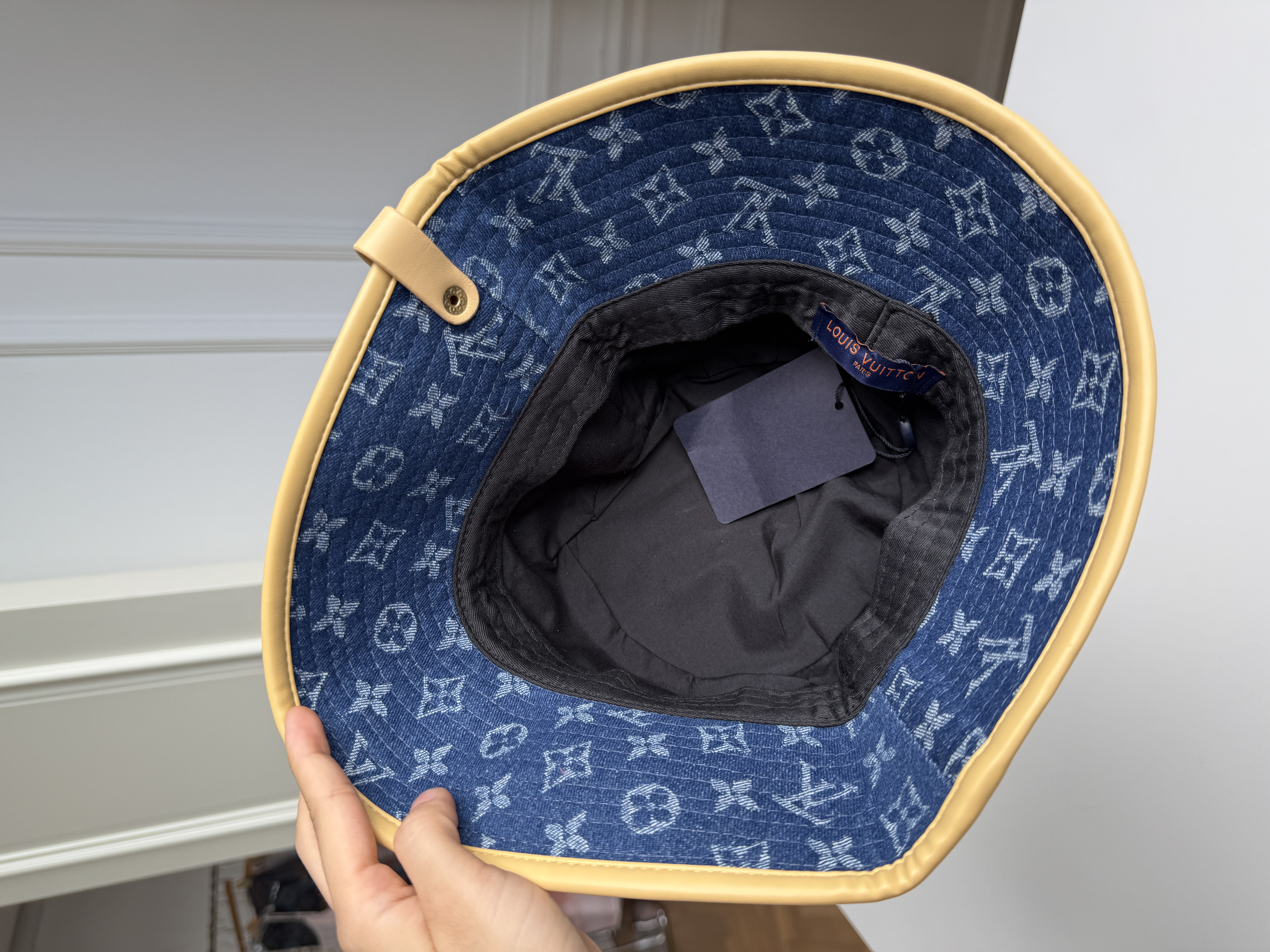 Louis Vuitton Blue Denim Monogram Bucket Hat
