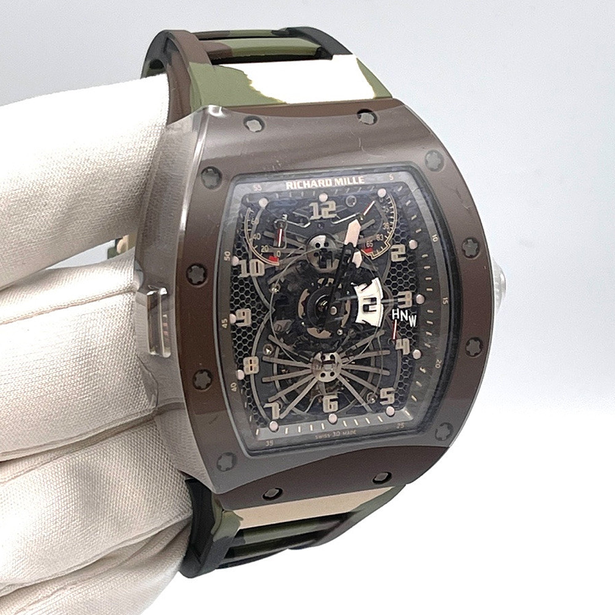 Richard Mille Tourbillon Aerodyne Brown Ceramic RM022【1:1 Replica】
