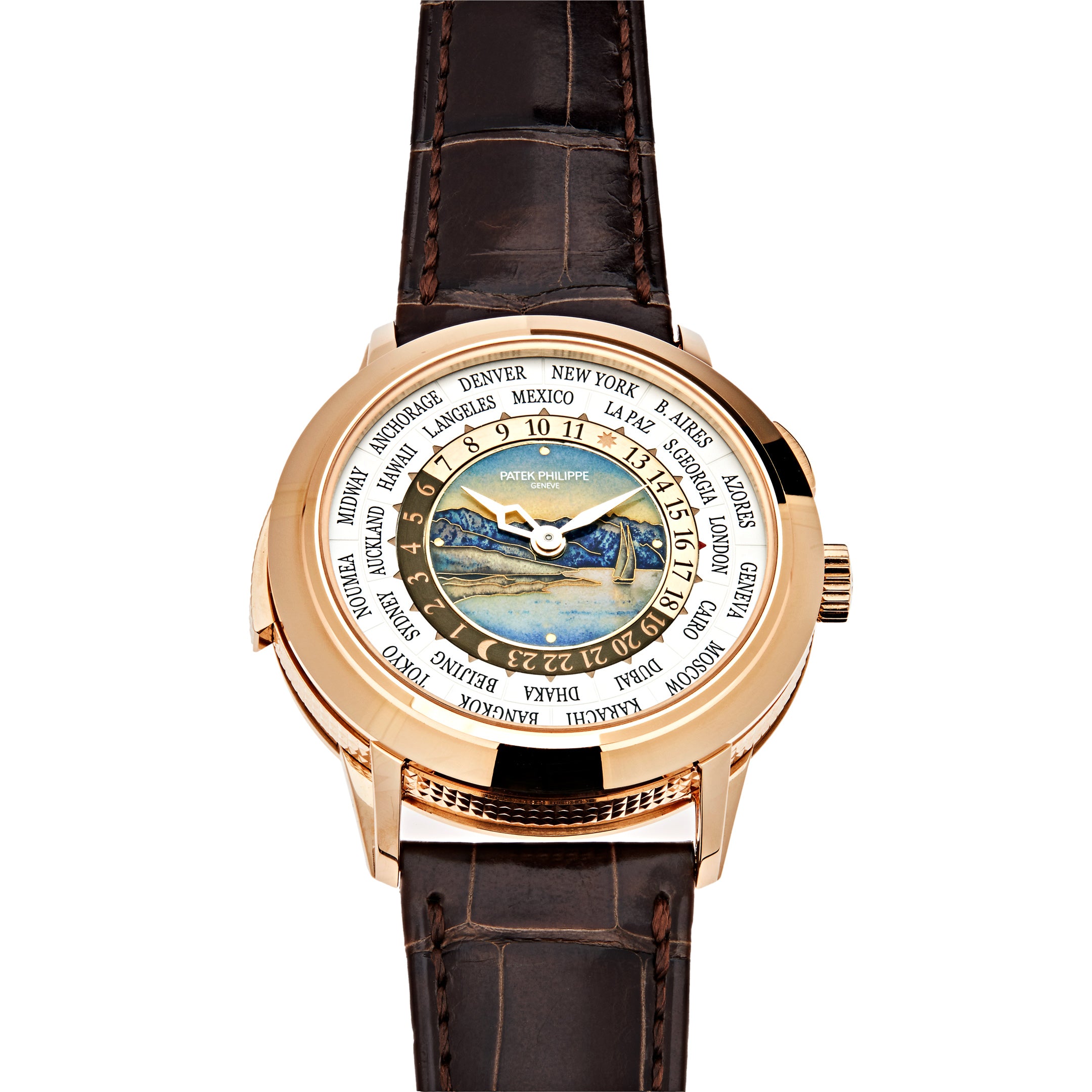 Patek Philippe Grand Complications Minute Repeater World Time Rose Gold 5531R-012【1:1 Replica】