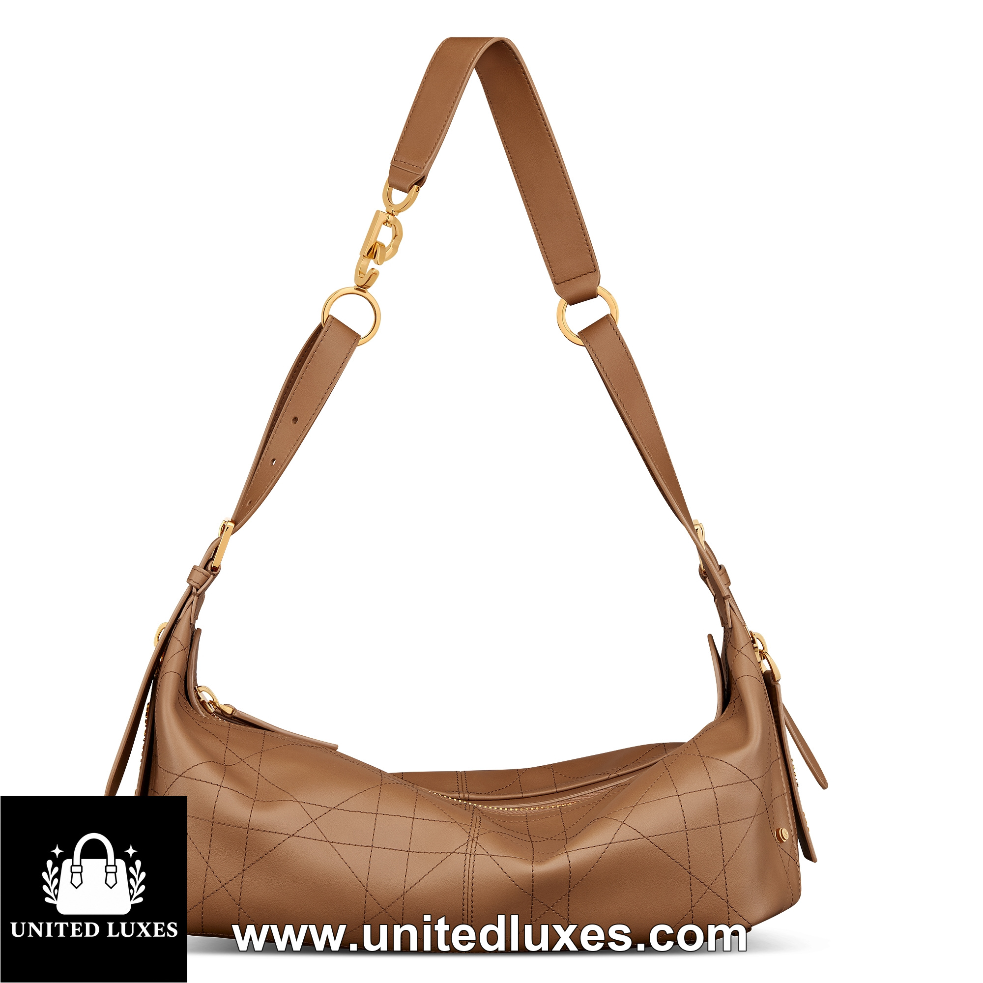 Replica Medium D-Journey Bag in Vintage Smooth Calfskin
