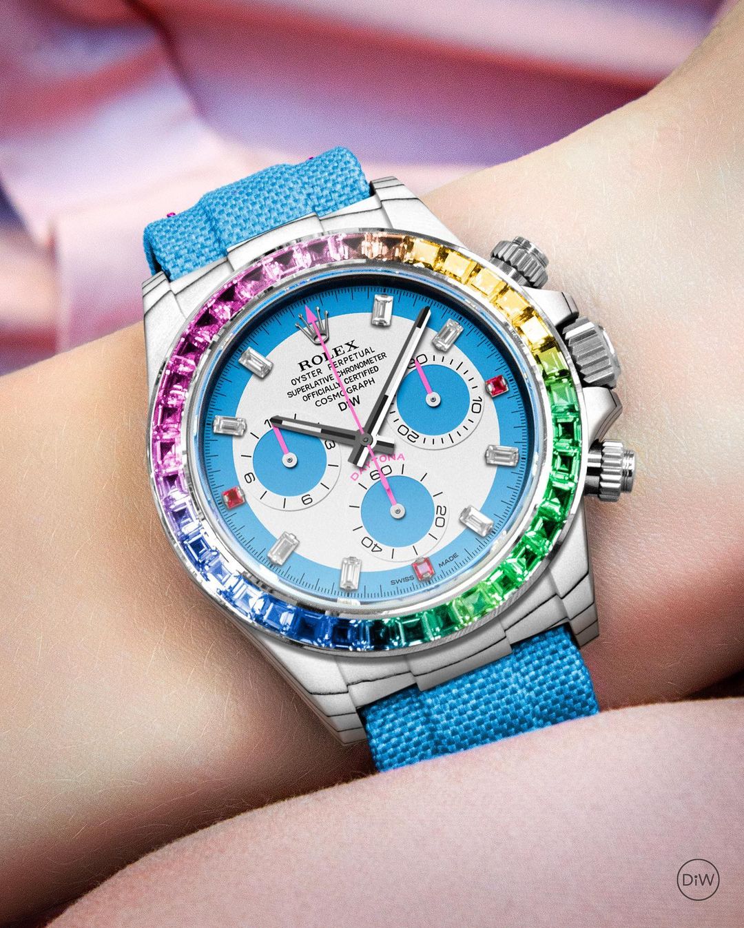 DiW Rolex Daytona RAINBOW S【1:1 Replica】