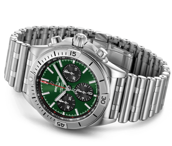 Breitling Watch Chronomat B01 42 Bentley Green Bracelet【1:1 Replica】
