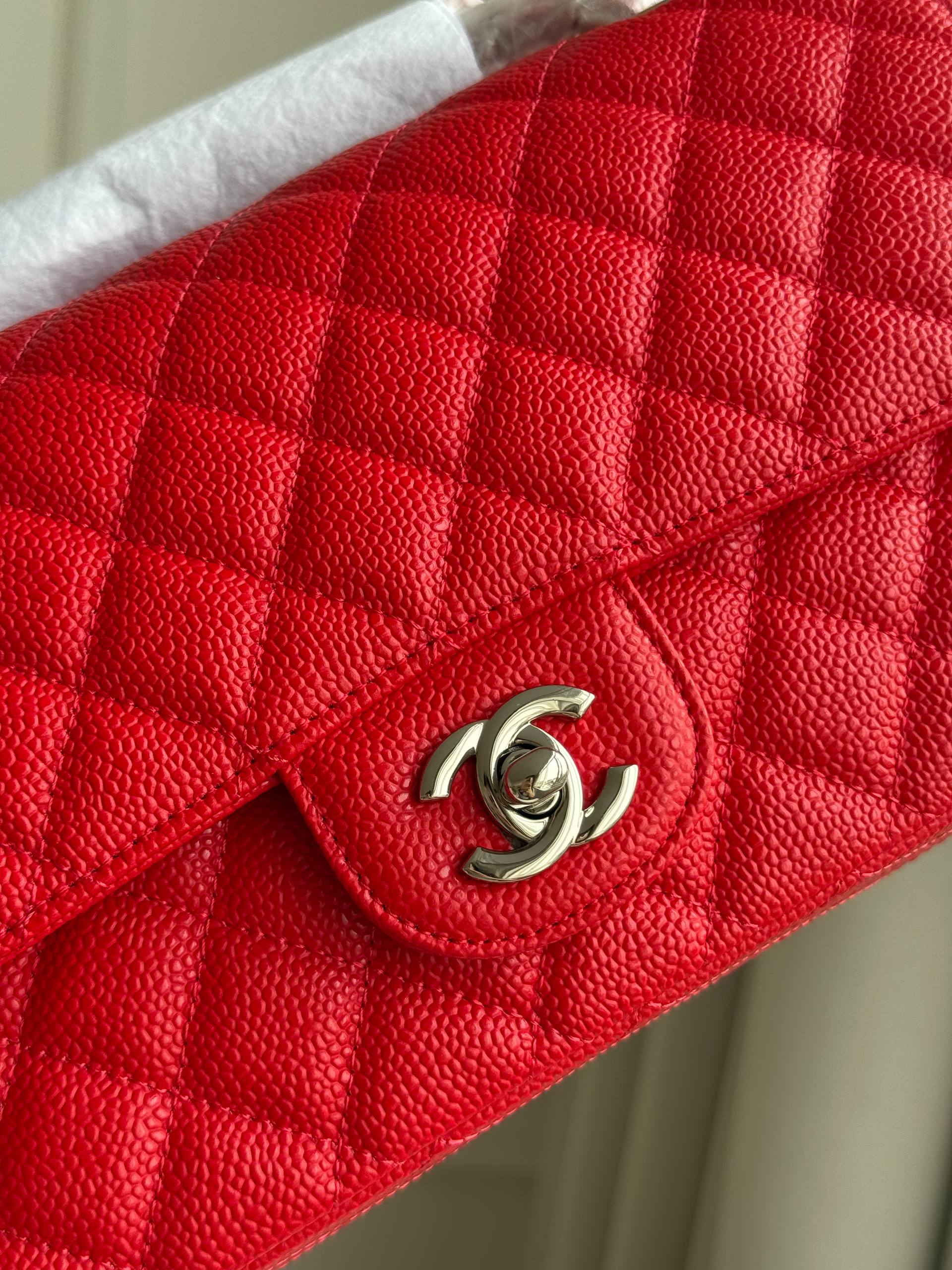 Chanel Medium Classic Flap Caviar Quilted Chain Bag