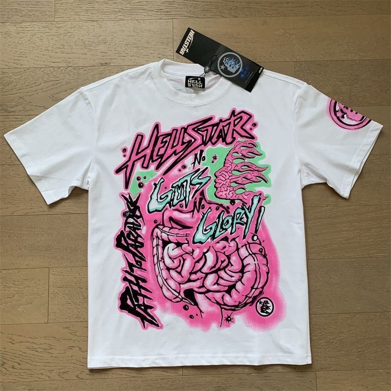 Hellstar Pink Intestine Print Tee 2 Colors