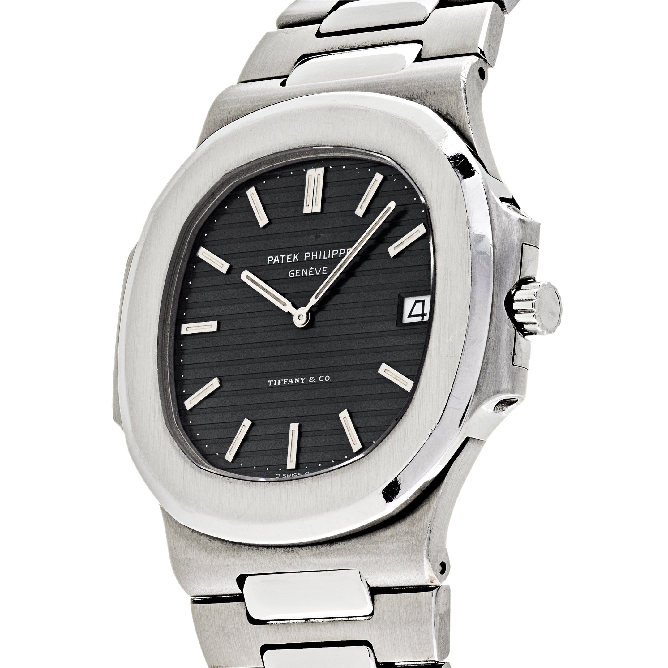 Patek Philippe Nautilus Vintage Tiffany & Co. Steel Black Dial 3700/11【1:1 Replica】