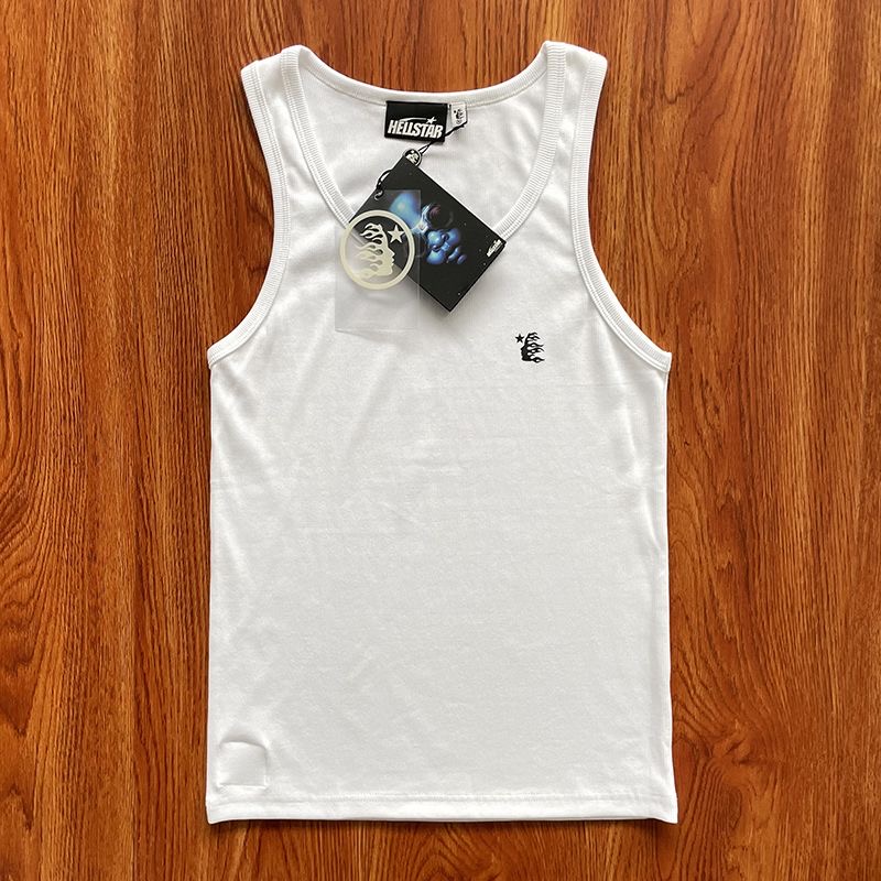Hellstar Small Logo Distressed Hem Tank Top