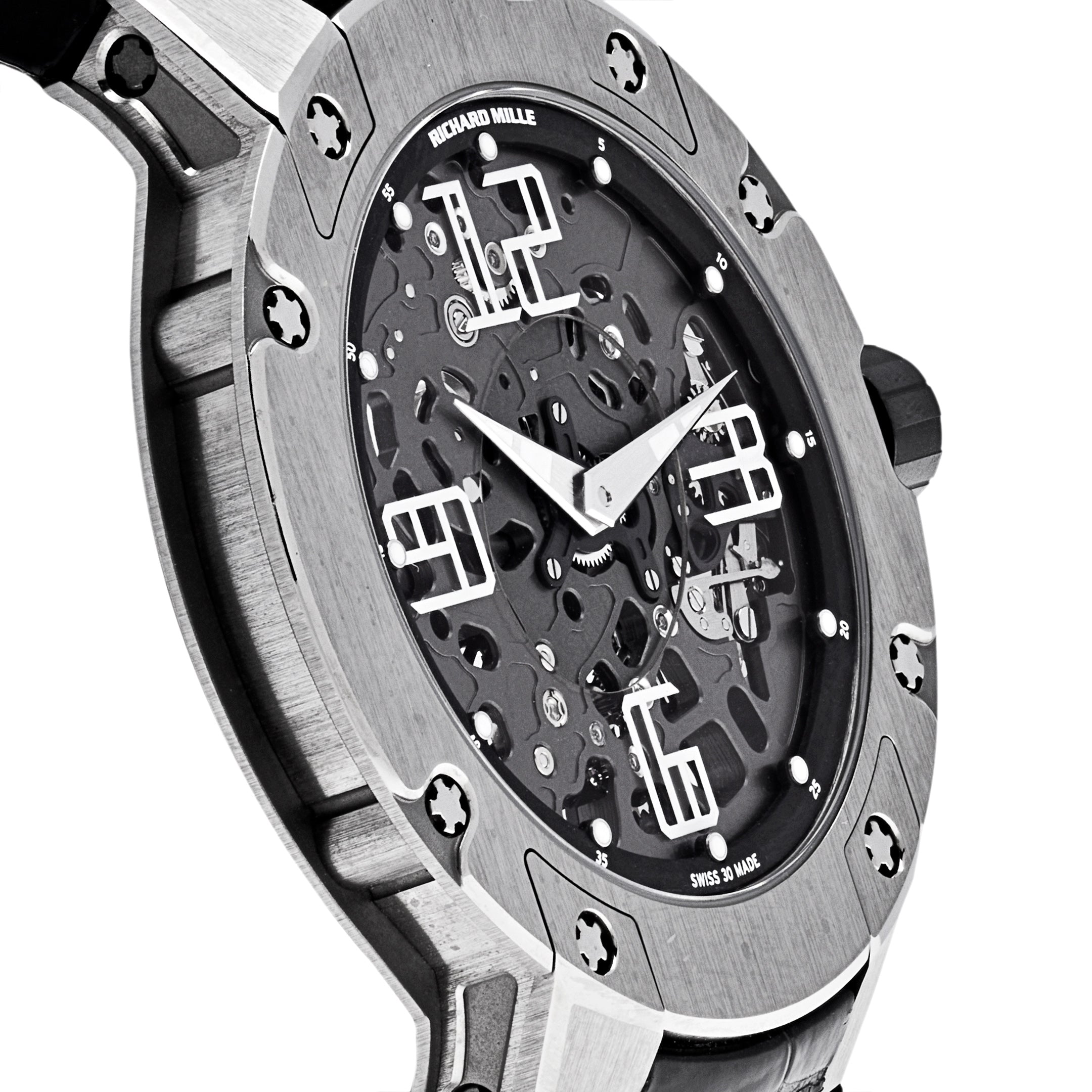 Richard Mille Automatic Winding Extra Flat Titanium RM033【1:1 Replica】