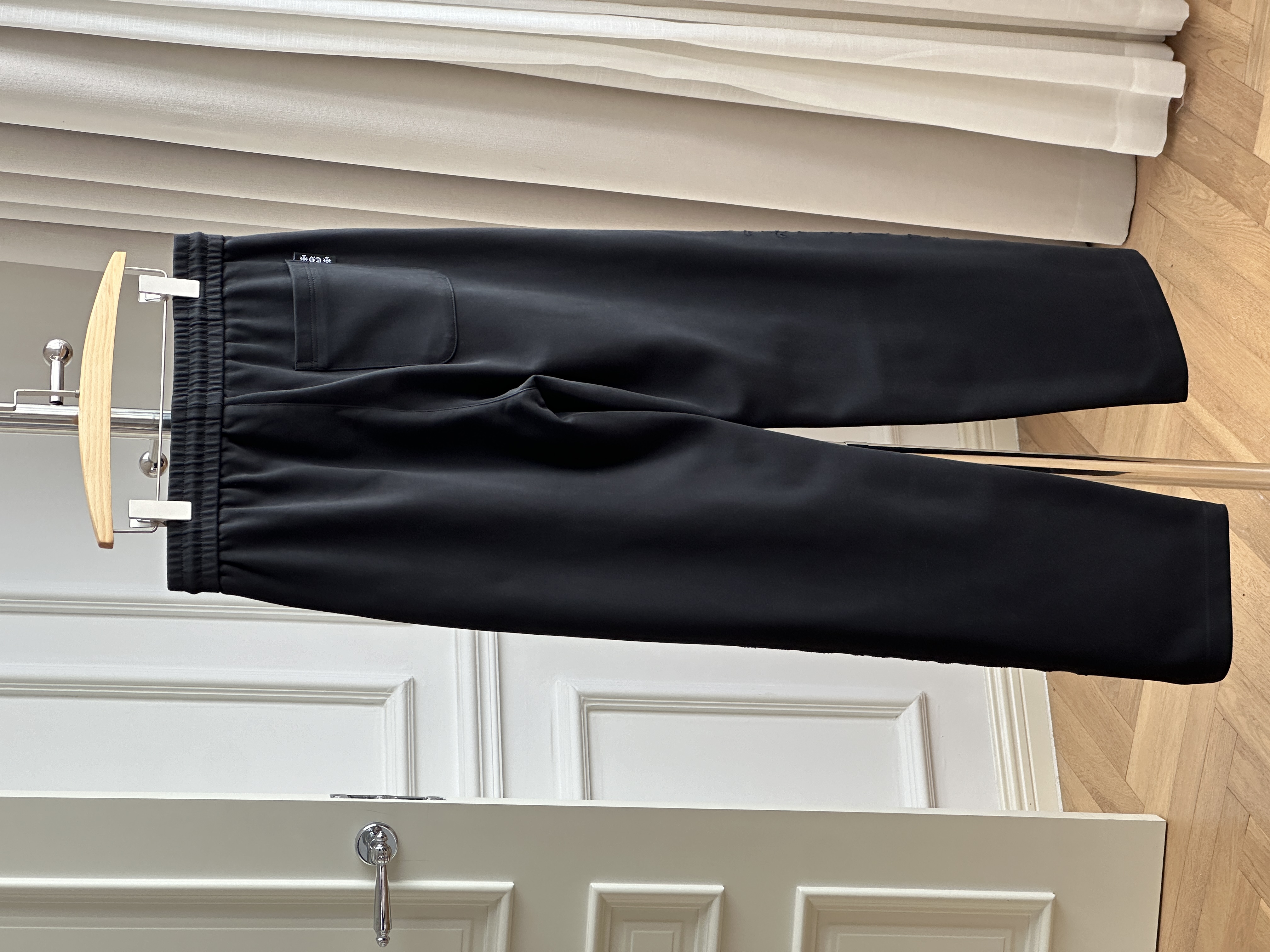 Chrome Hearts Sanskrit Embroidered Straight-Leg Sweatpants