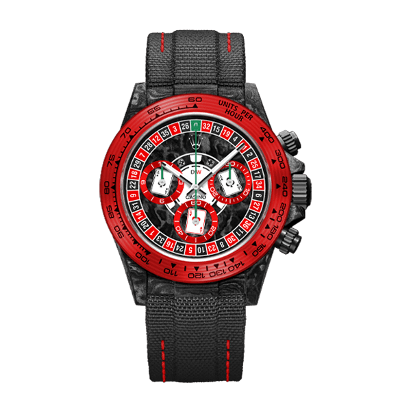 ROLEX Diw Daytona carbon lucky player 2 (casino v.2) 40mm oyster black【1:1 Replica】