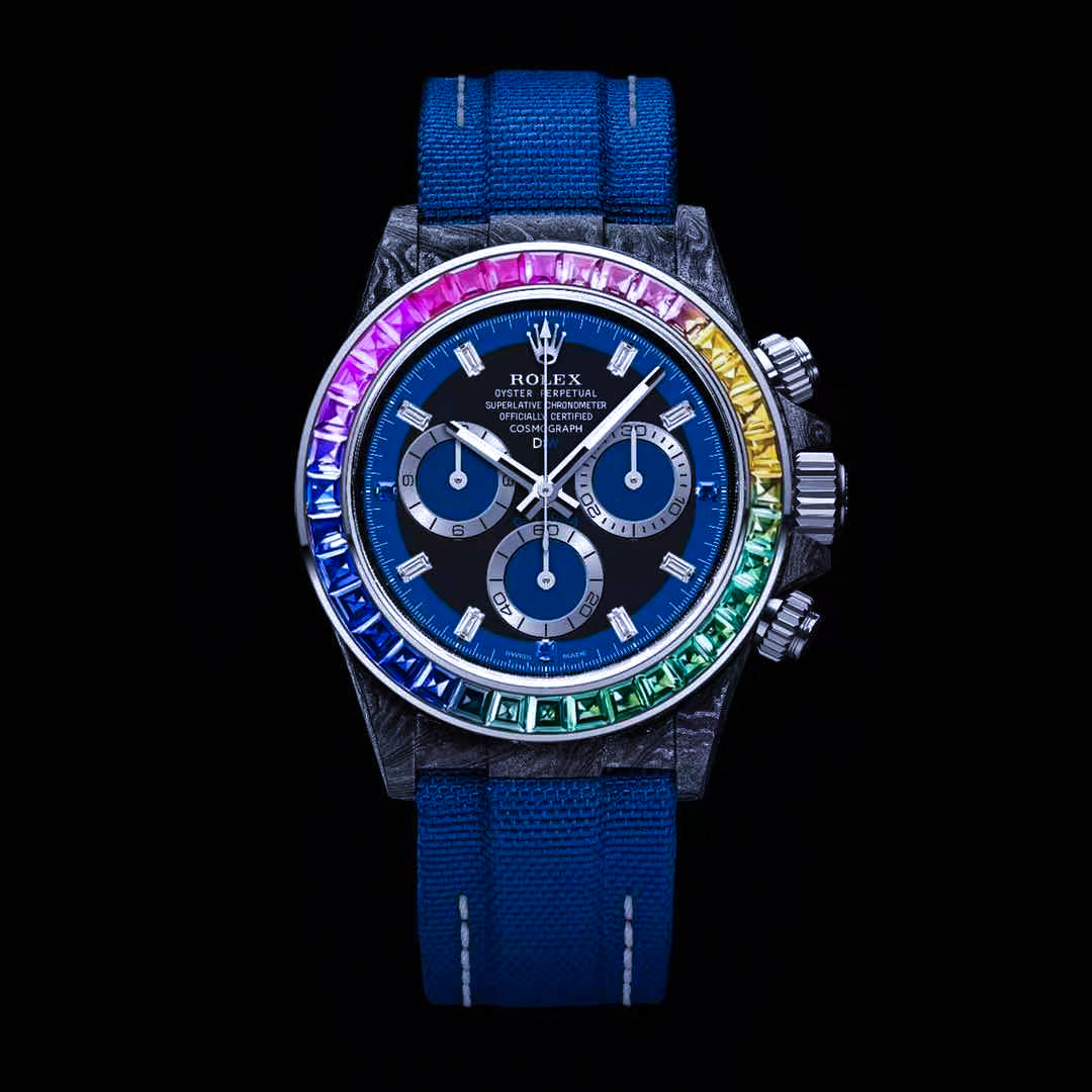 DiW Rolex Daytona RAINBOW NAVY【1:1 Replica】