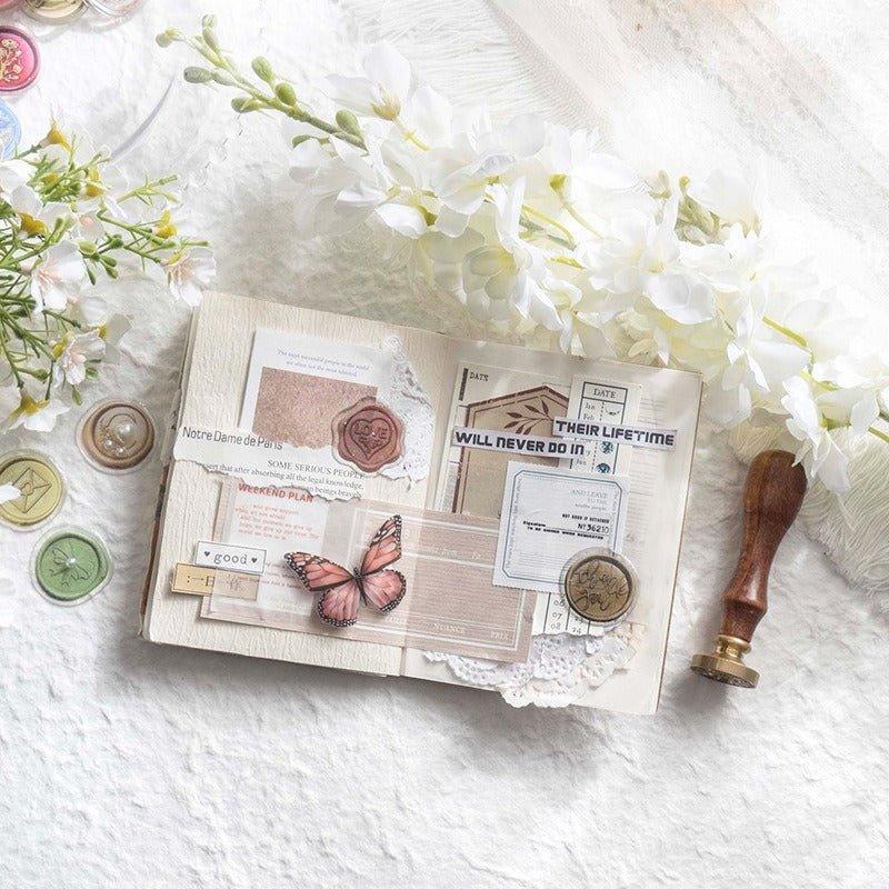 1119 Shaped Stickers Daydreamer-Fire Paint Drip Series