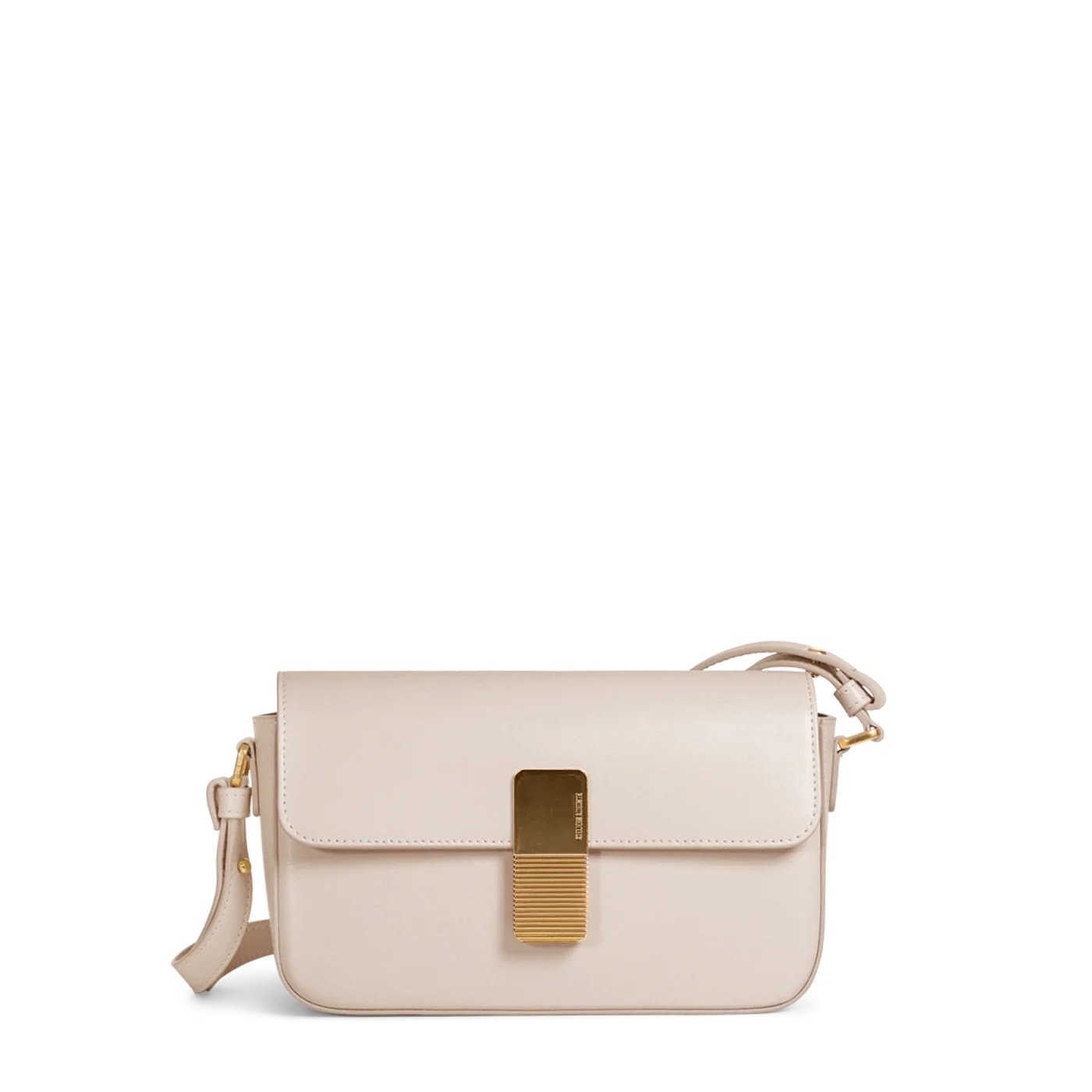 Monceau Baguette - Cuir Box Blanc Cassé