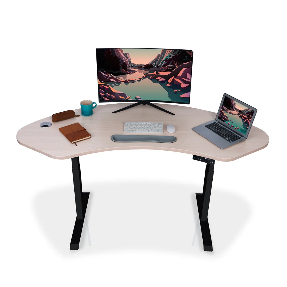 Bureau assis debout incurvé - DYNAMIC CURVE