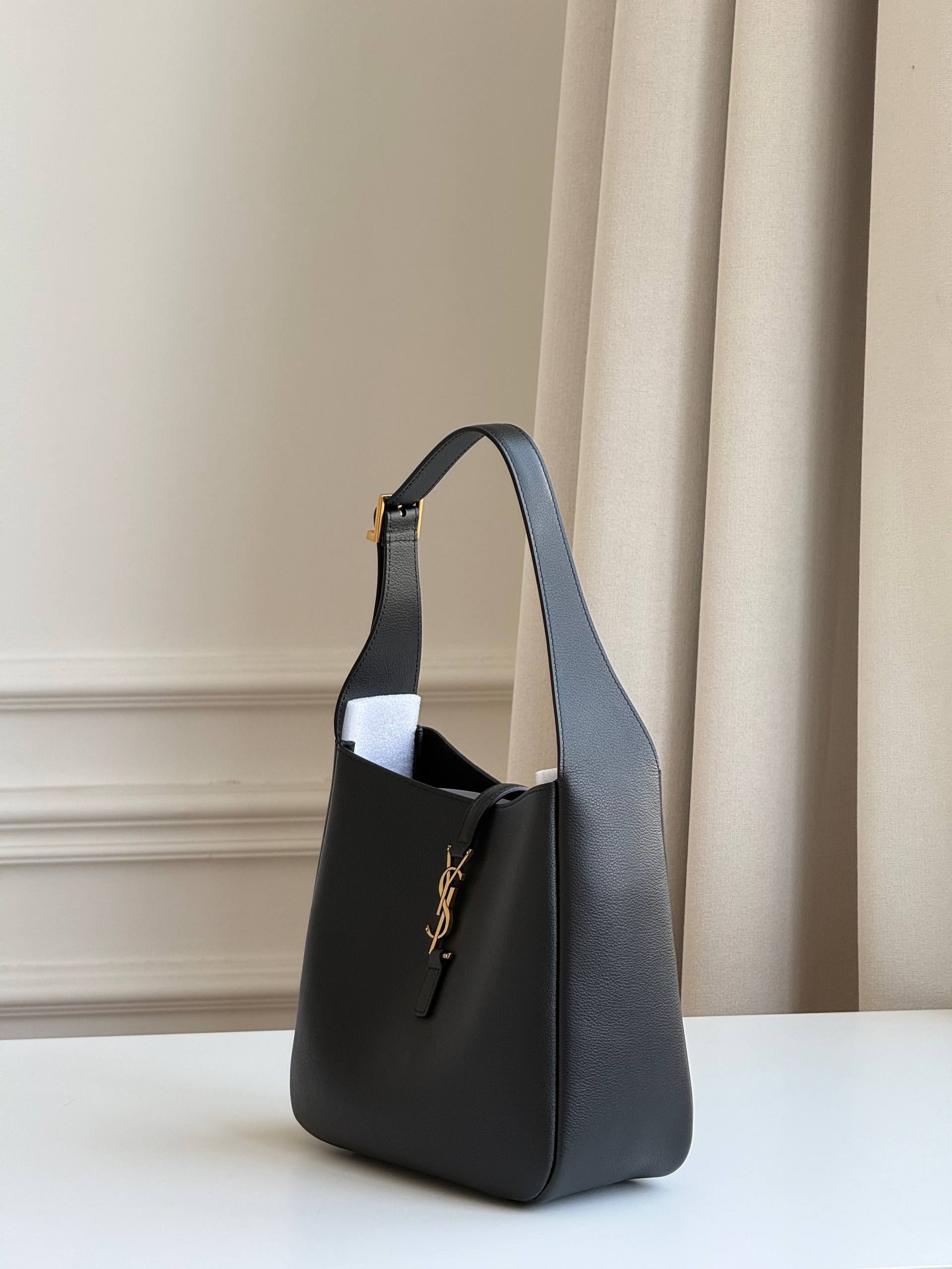 YSL Le 37 Black Bucket Bag