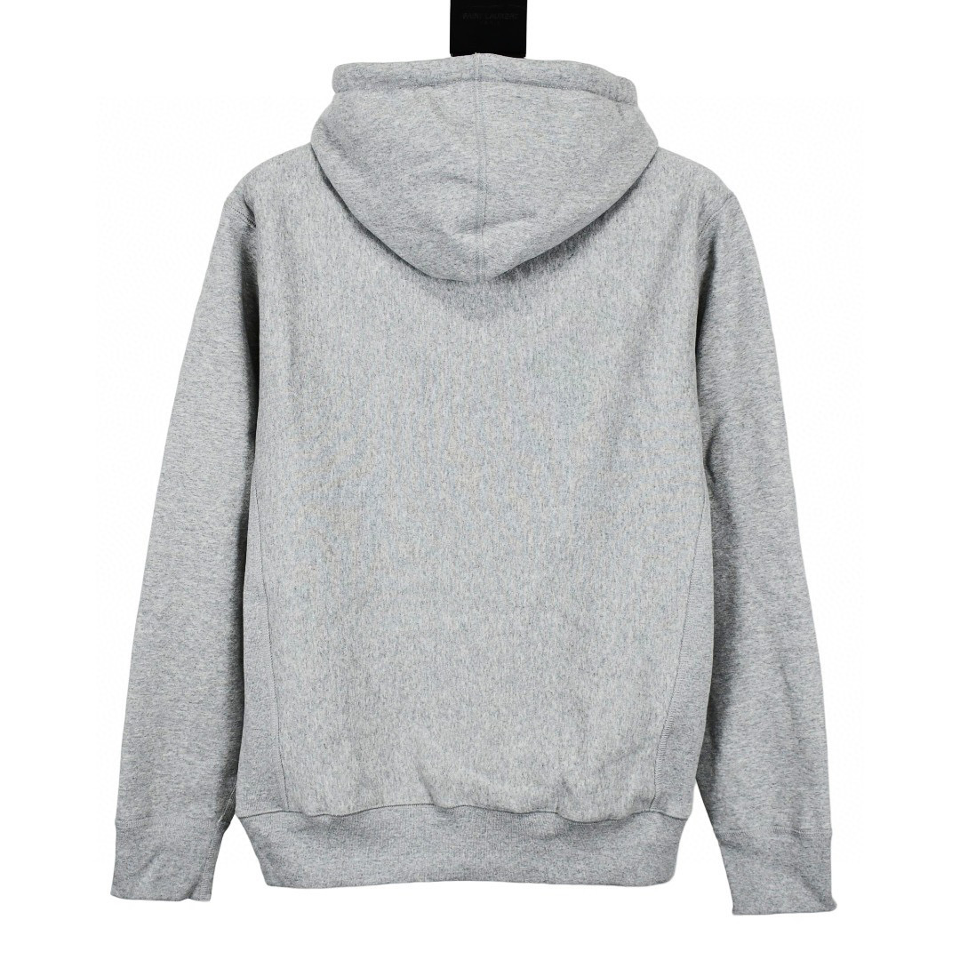 Supreme 19FW Bandana Box Logo Hoodie Grey