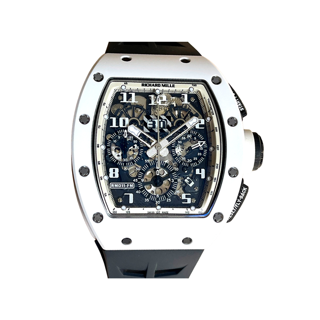 Richard Mille White Ghost Ceramic Limited Edition RM011-FM【1:1 Replica】