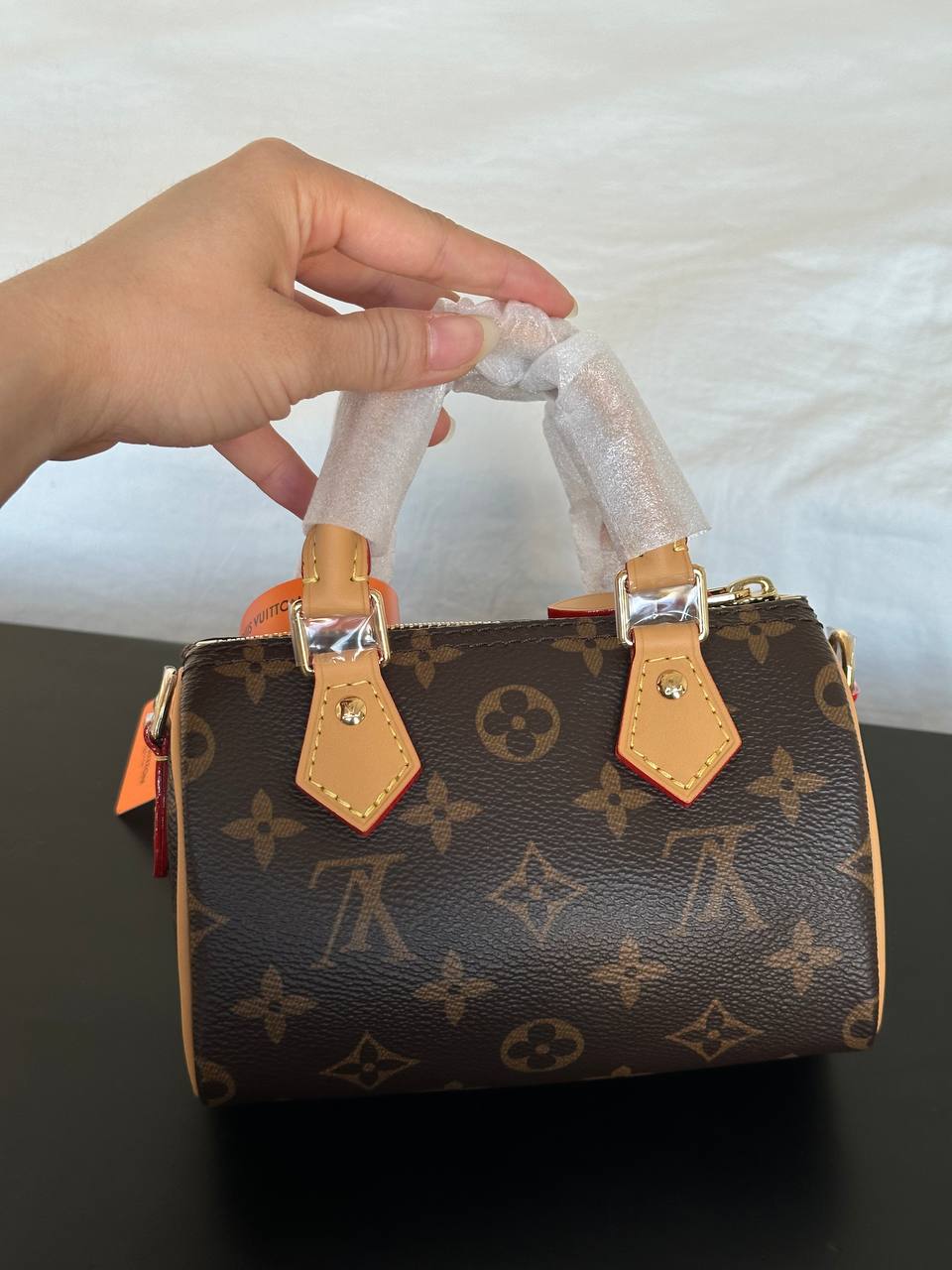 Louis Vuitton Monogram Mini Speedy Boston Handbag & Crossbody Bag