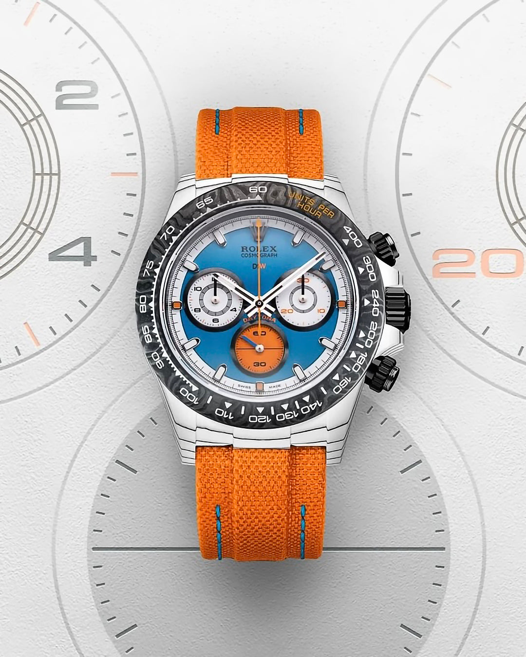 Quartz Fiber Rolex DiW Daytona VELOCE【1:1 Replica】