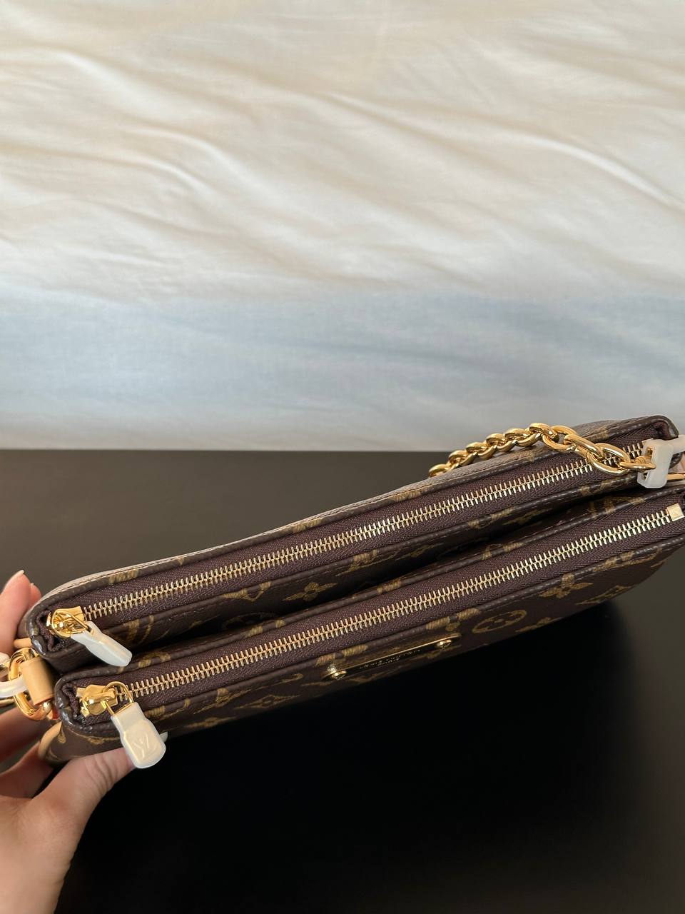 Louis Vuitton Monogram Canvas Chain Shoulder Mini Bag