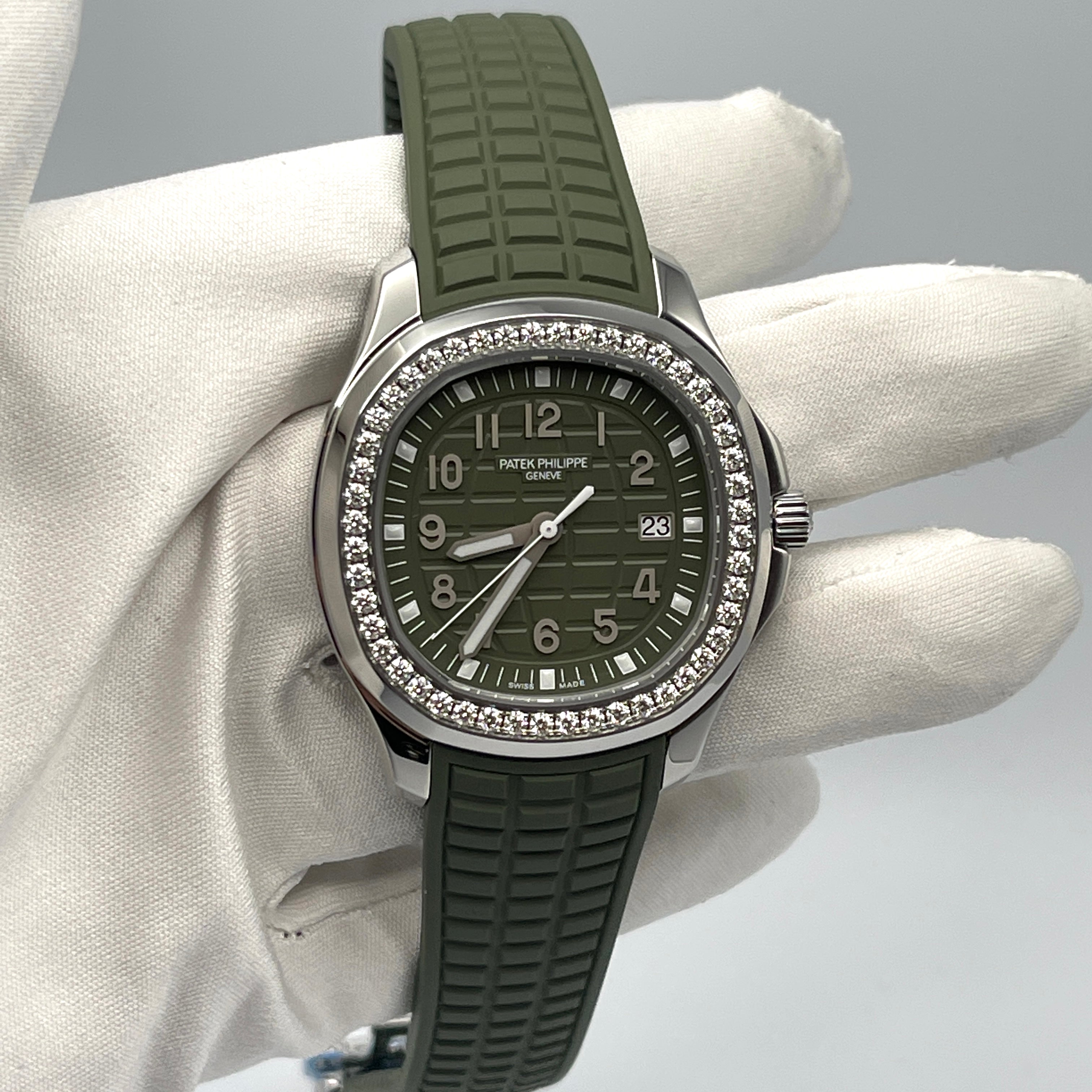 Patek Philippe Aquanaut Luce Khaki Green Ladies' 5267/200A-011【1:1 Replica】