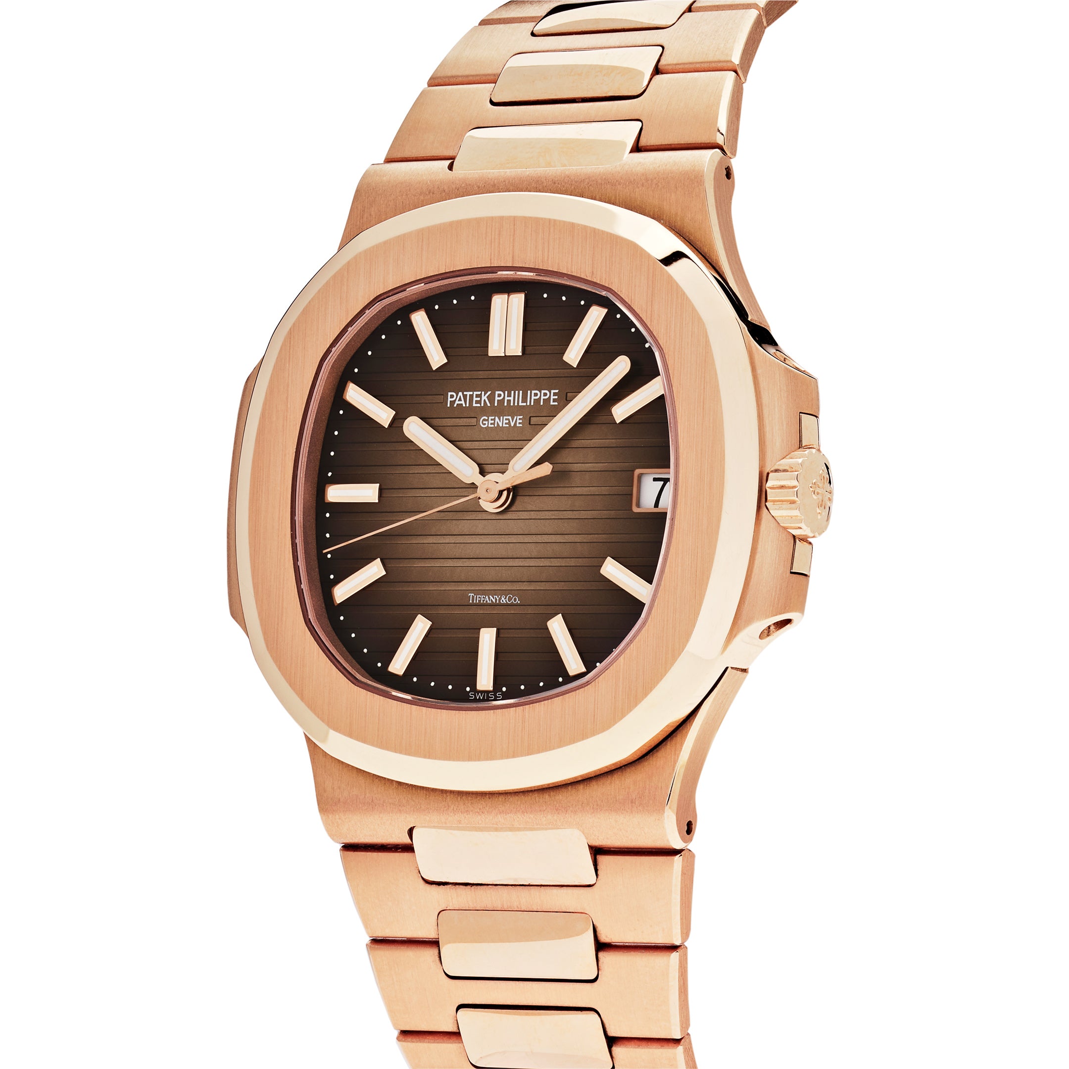 Patek Philippe Nautilus Rose Gold Tiffany & Co. Dial 5711/1R-001【1:1 Replica】