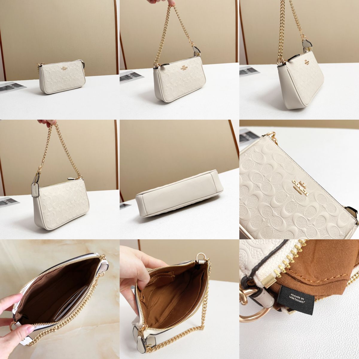 Women handbag 67567 Wristlet 19 Shoulder Mahjong Chain Bag Wristlet