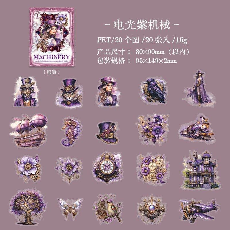 1029  Mechanical Experiment Station Series Stickers