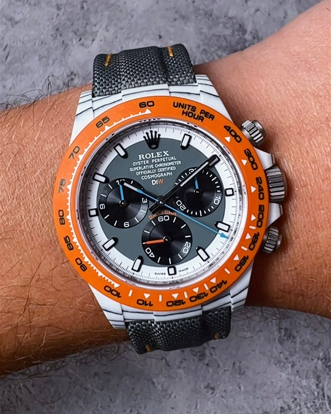 DiW Rolex Daytona OCELLARIS Quartz Fiber【1:1 Replica】