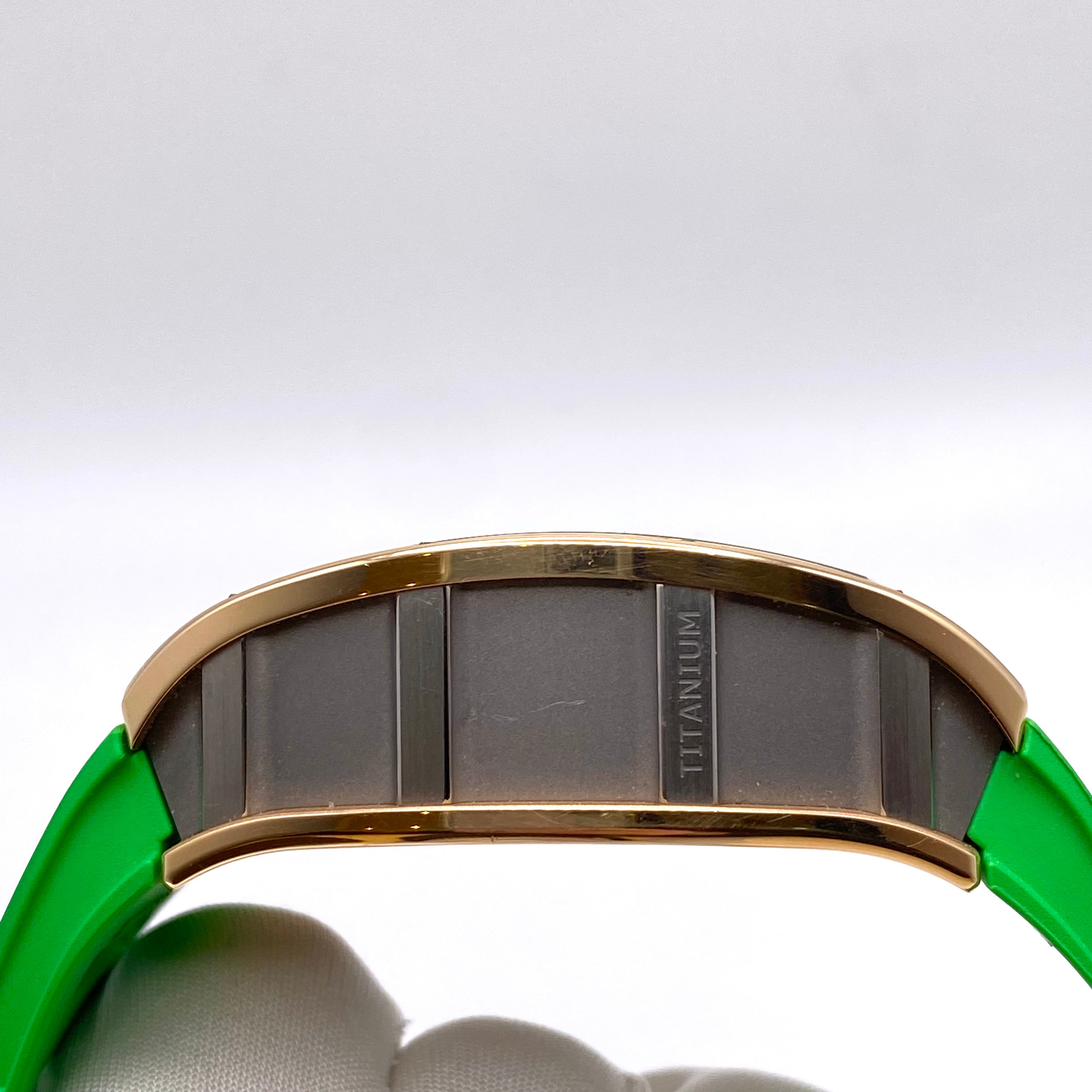 Richard Mille Flyback Robert Mancini Rose Gold & Titanium RM11-01【1:1 Replica】