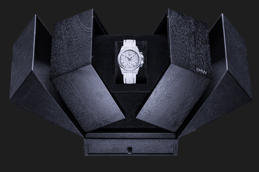 DiW Rolex Rainbow Daytona CRYSTAL In Quartz Fiber【1:1 Replica】