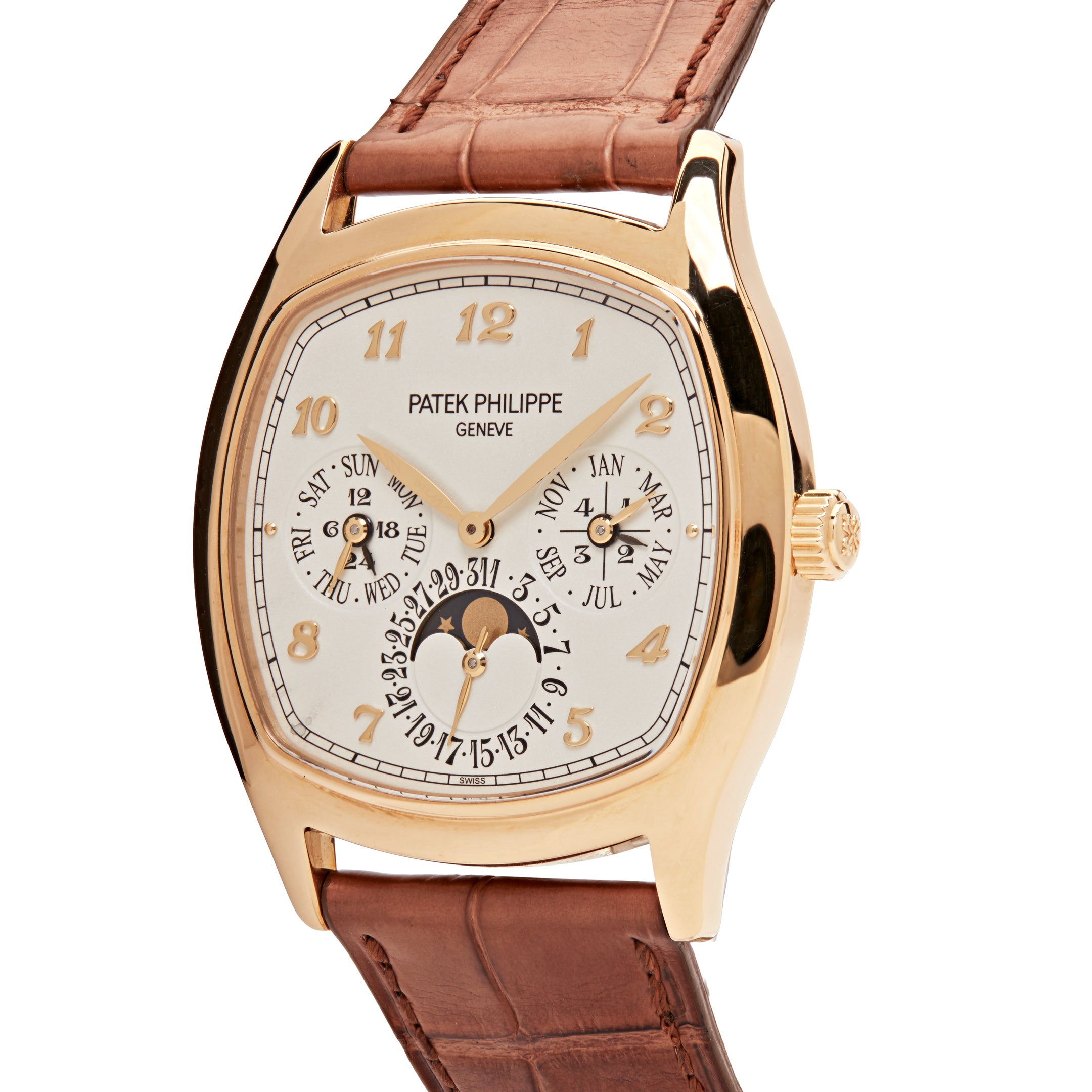 Patek Philippe Grand Complications Perpetual Calendar Yellow Gold 5940J-001【1:1 Replica】