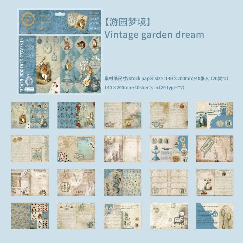 2027 Material Paperback Century Old Flower Series