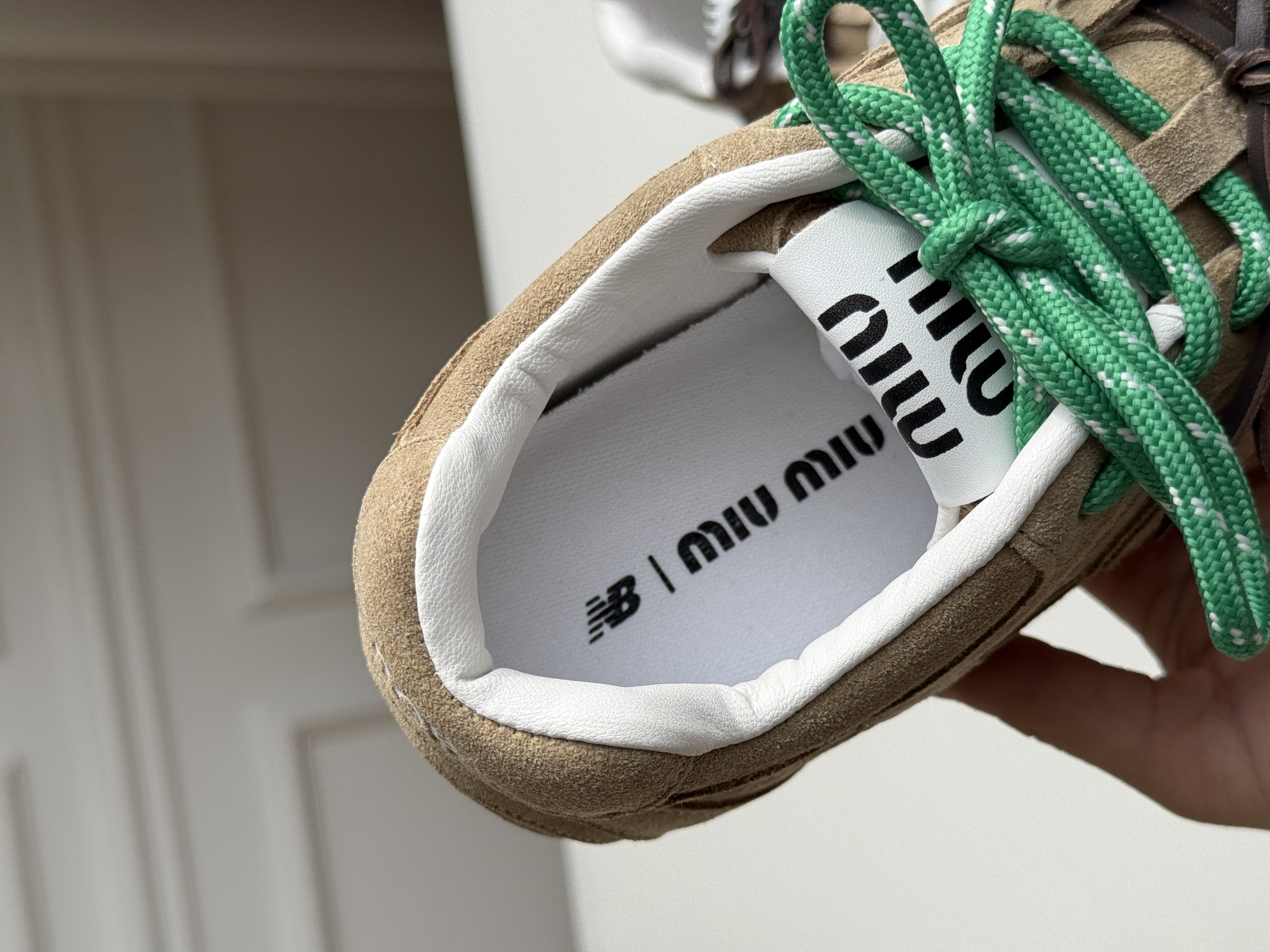Miu Miu x New Balance 530 SL Suede Sneakers
