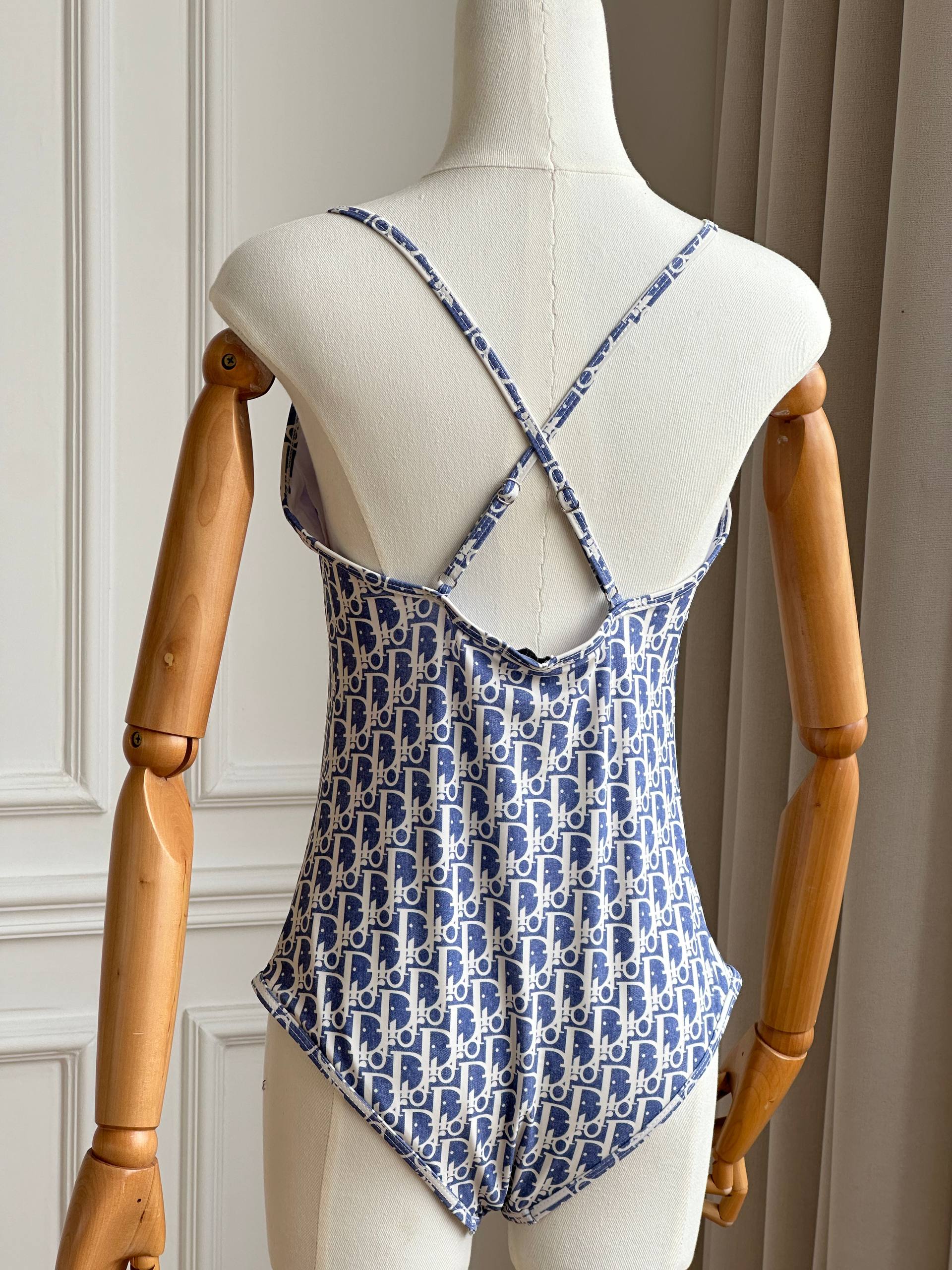 Dior Oblique One-Piece Swimsuit/Bodysuit