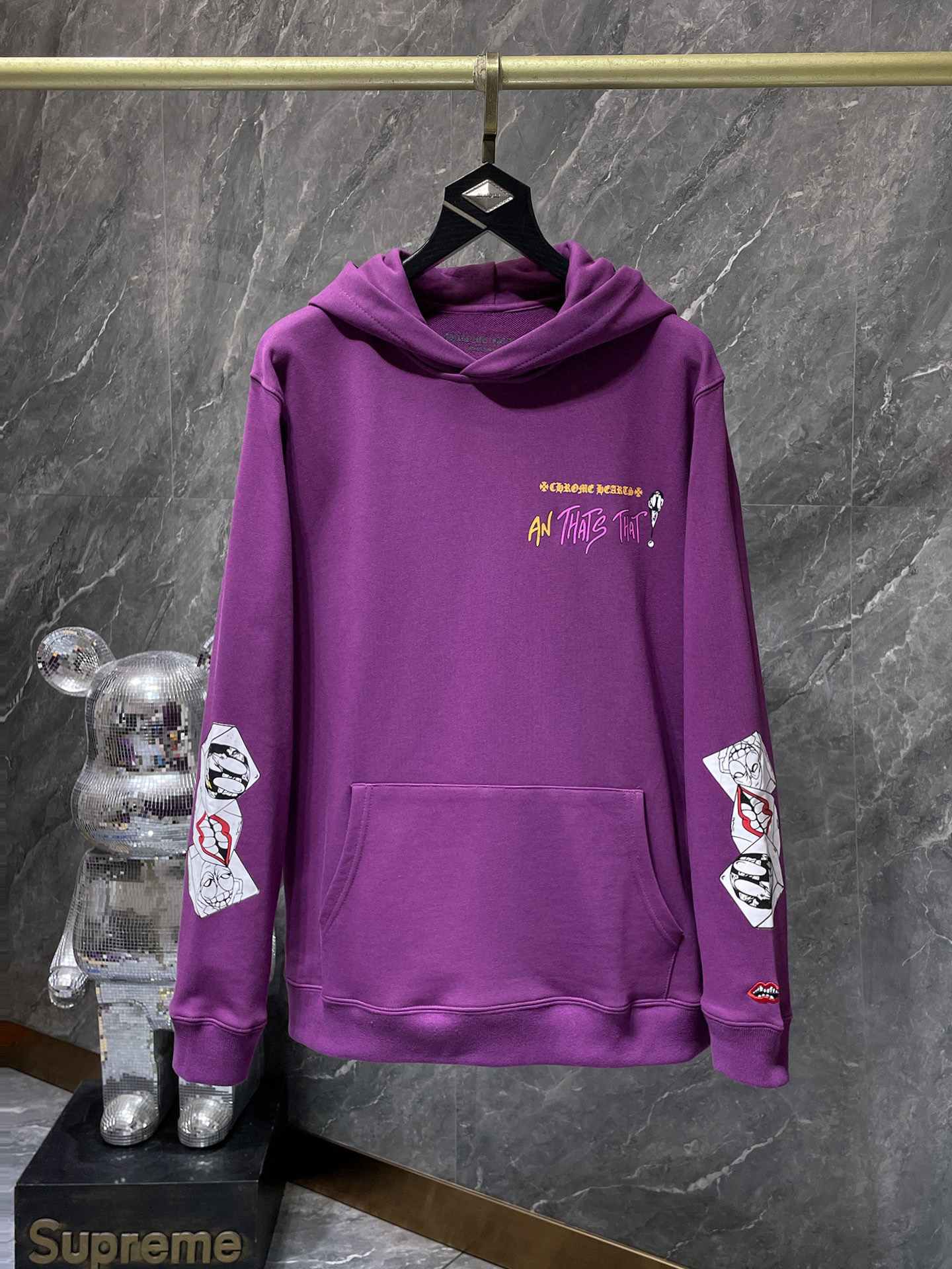 Chrome Hearts Matty Boy Hoodie Purple Color