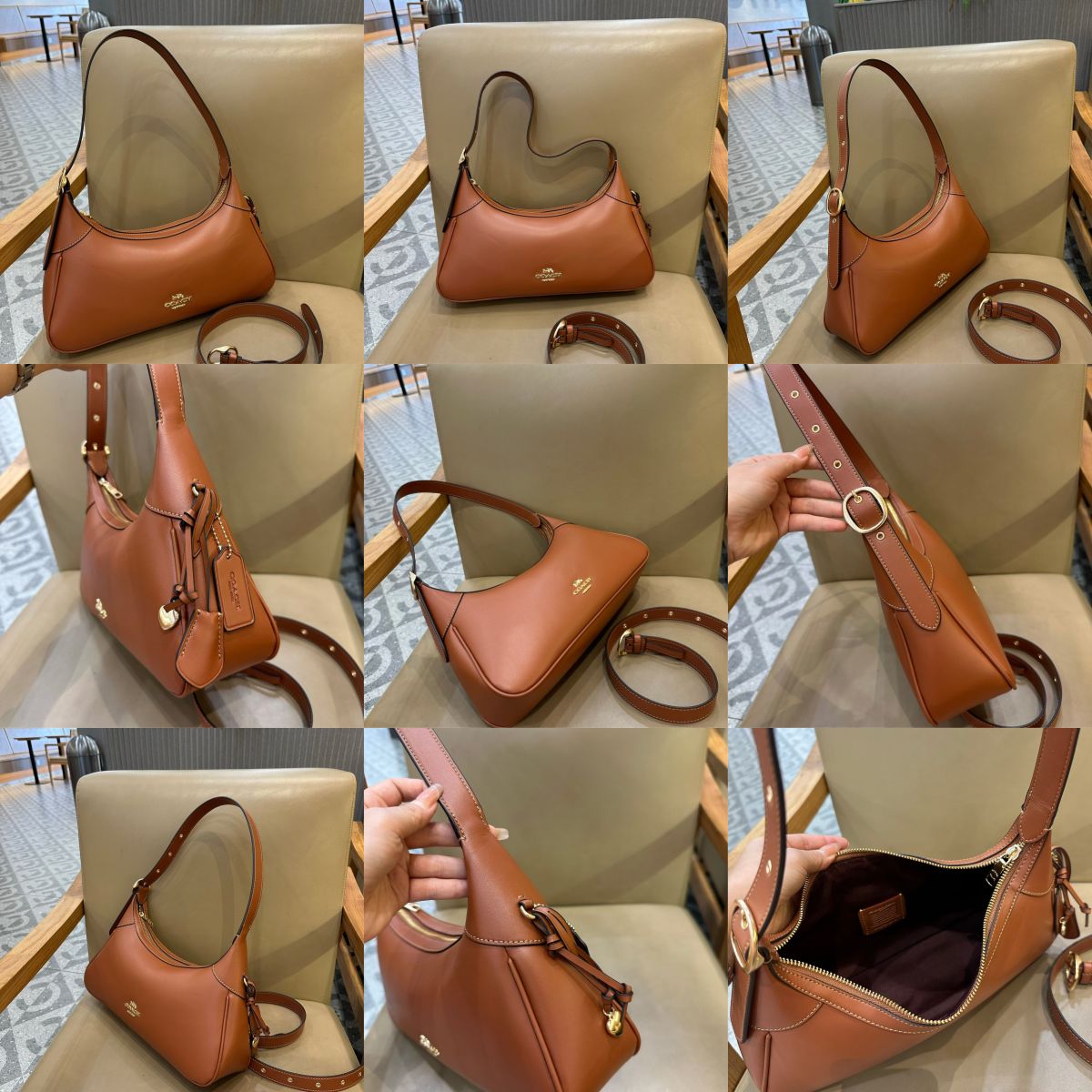 Women Handbag CDV35 CDV36 CDV37 CDY38 Ella Small Shoulder Bag In Signature Chenille