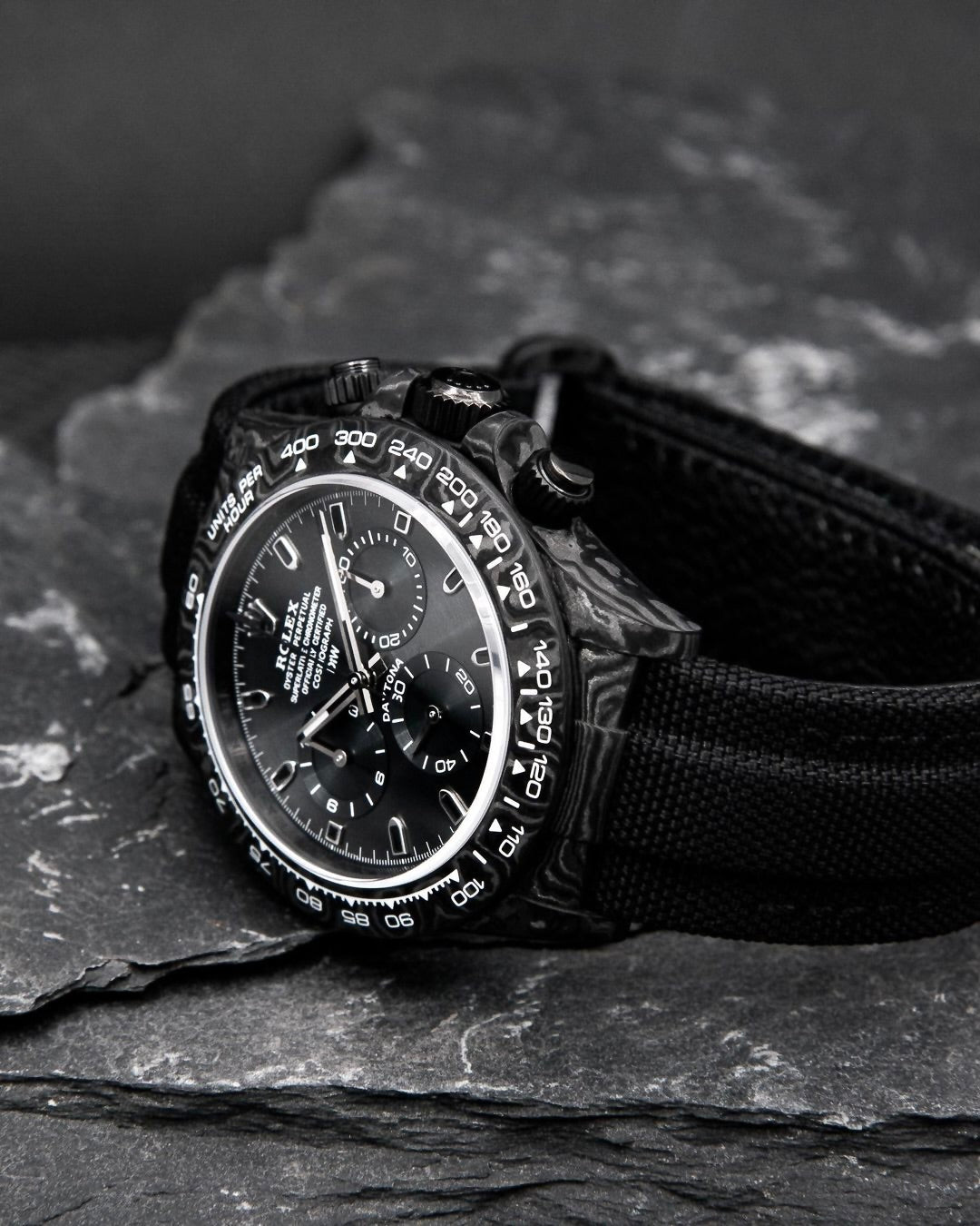 NTPT Carbon DiW Rolex Daytona “ALL BLACK