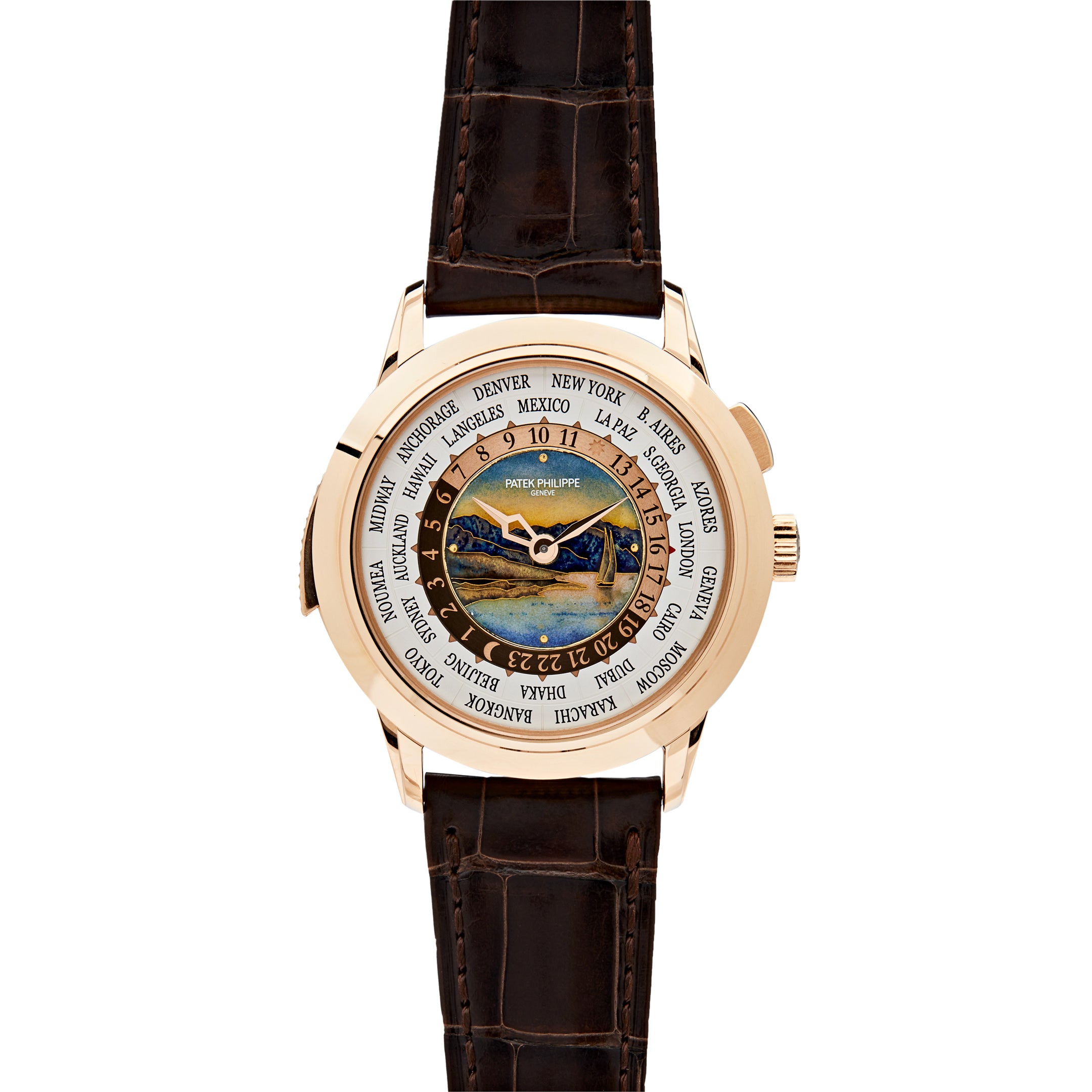 Patek Philippe Grand Complications Minute Repeater World Time Rose Gold 5531R-012【1:1 Replica】