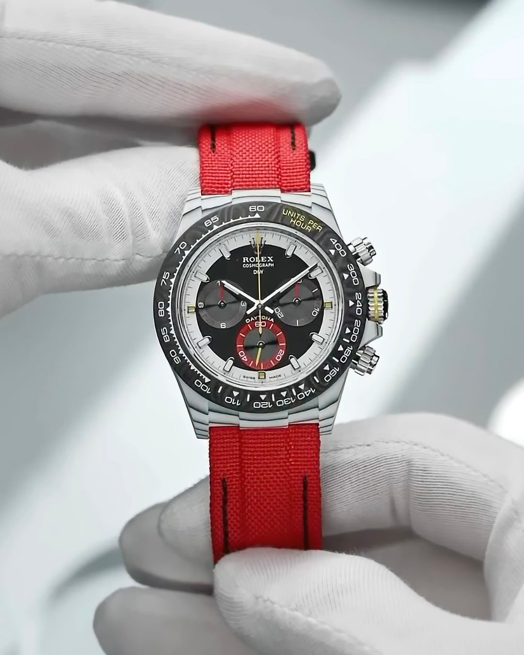 Unique CarboQuartz Rolex DiW Daytona QUANTUM RACER【1:1 Replica】