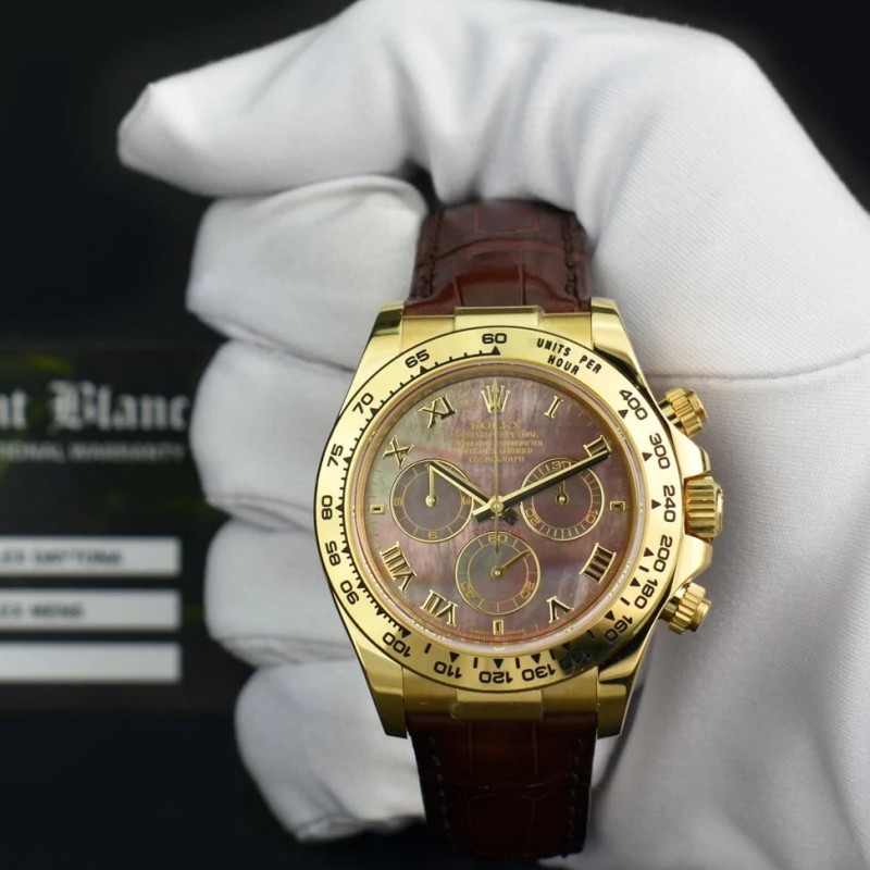 Rolex Daytona 116518 Mother of Pearl Dial 40mm Mens Replica Watch
