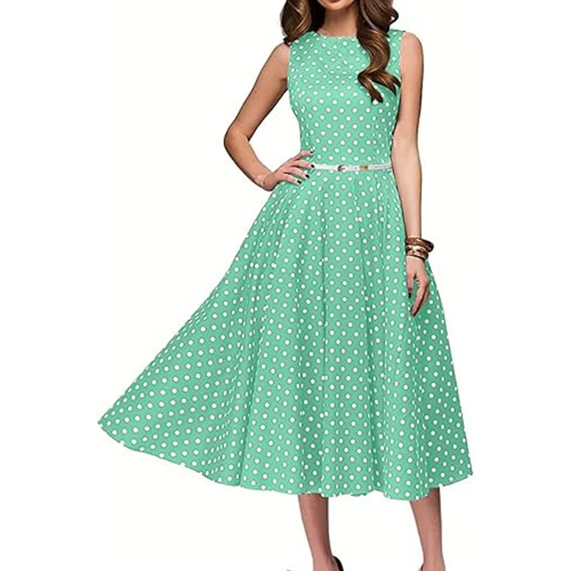 Robe Vintage à Pois 