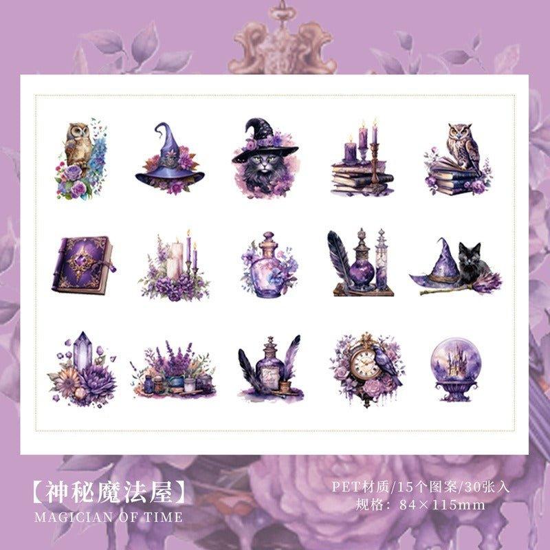 1021 Italian bird prt sticker pack time magician